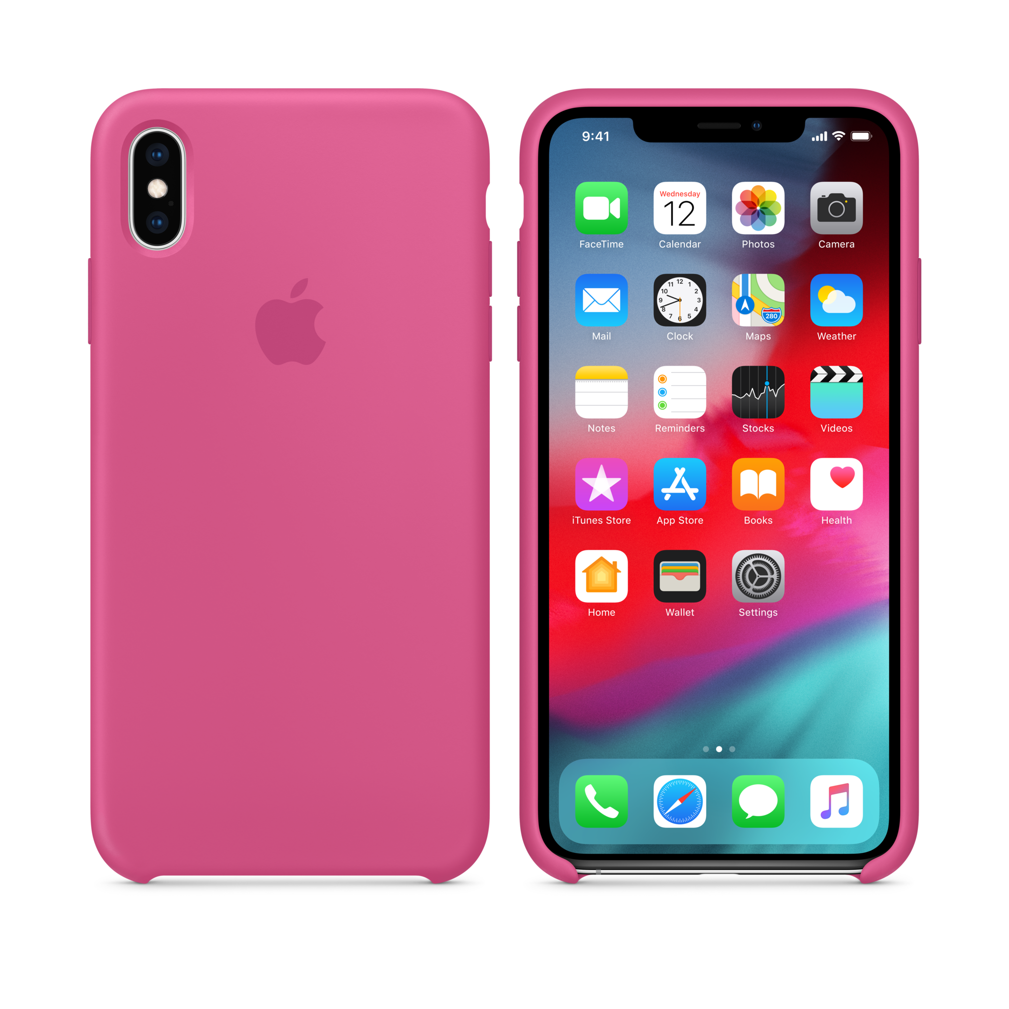 iPhone XS Max Silicone Case — Dragon Fruit