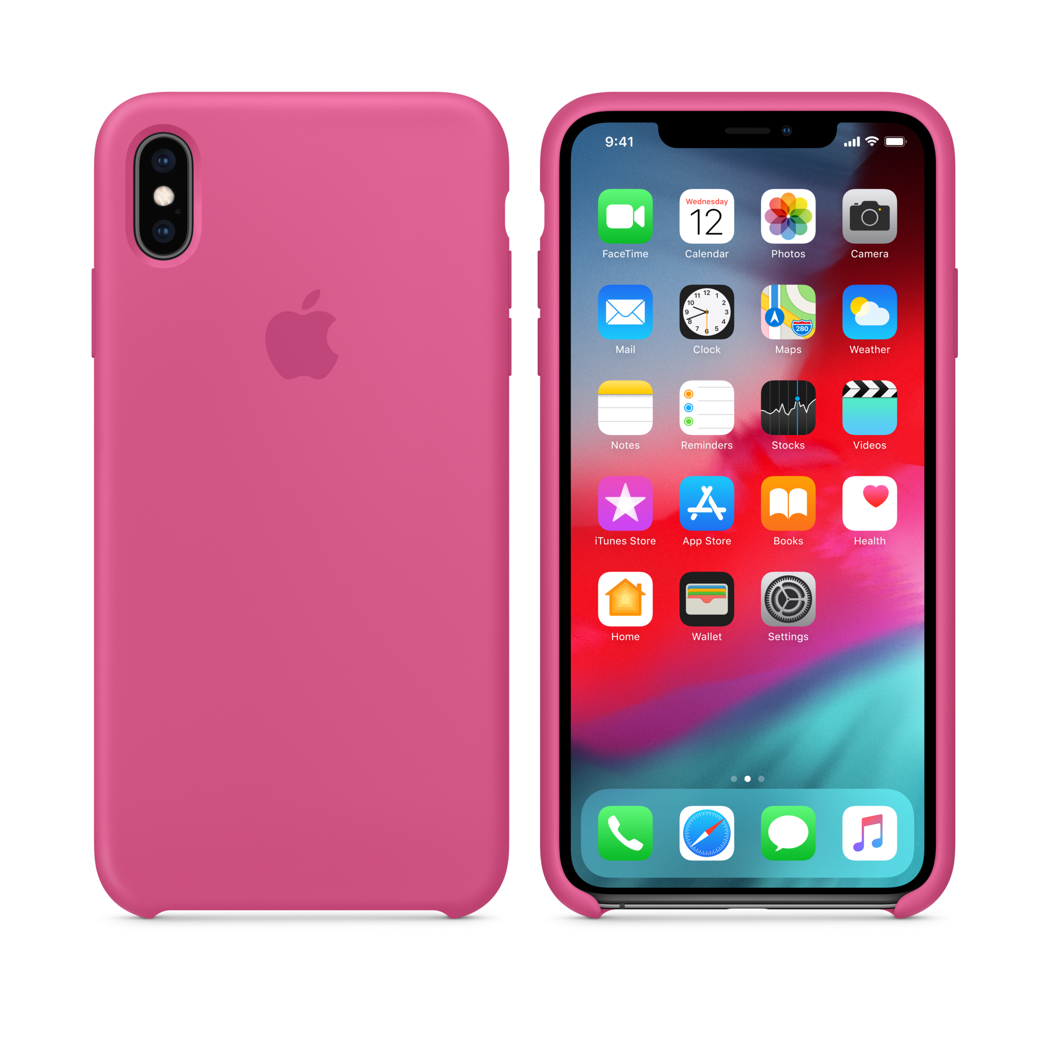 iPhone XS Max Silicone Case — Dragon Fruit