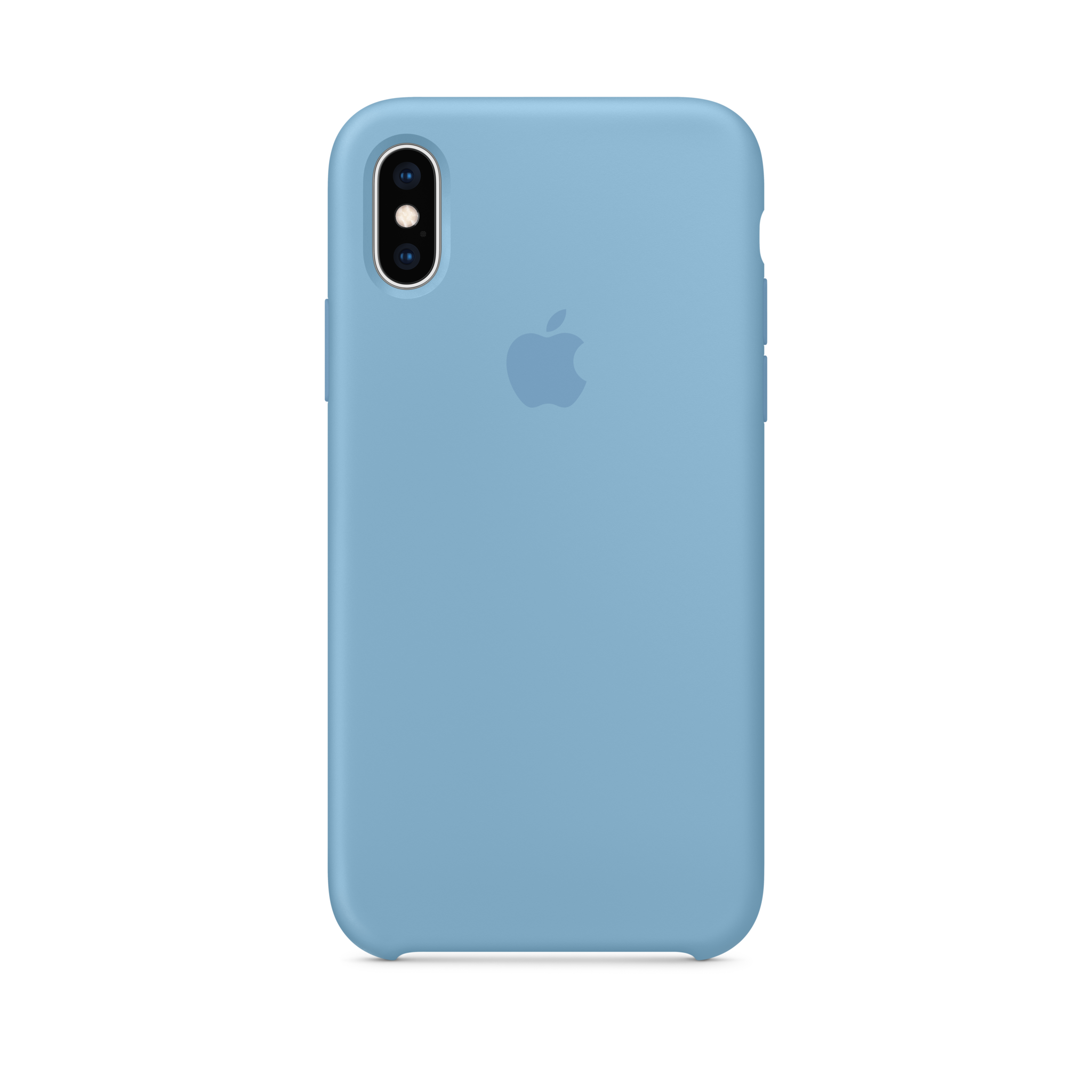 iPhone XS Silicone Case — Cornflower