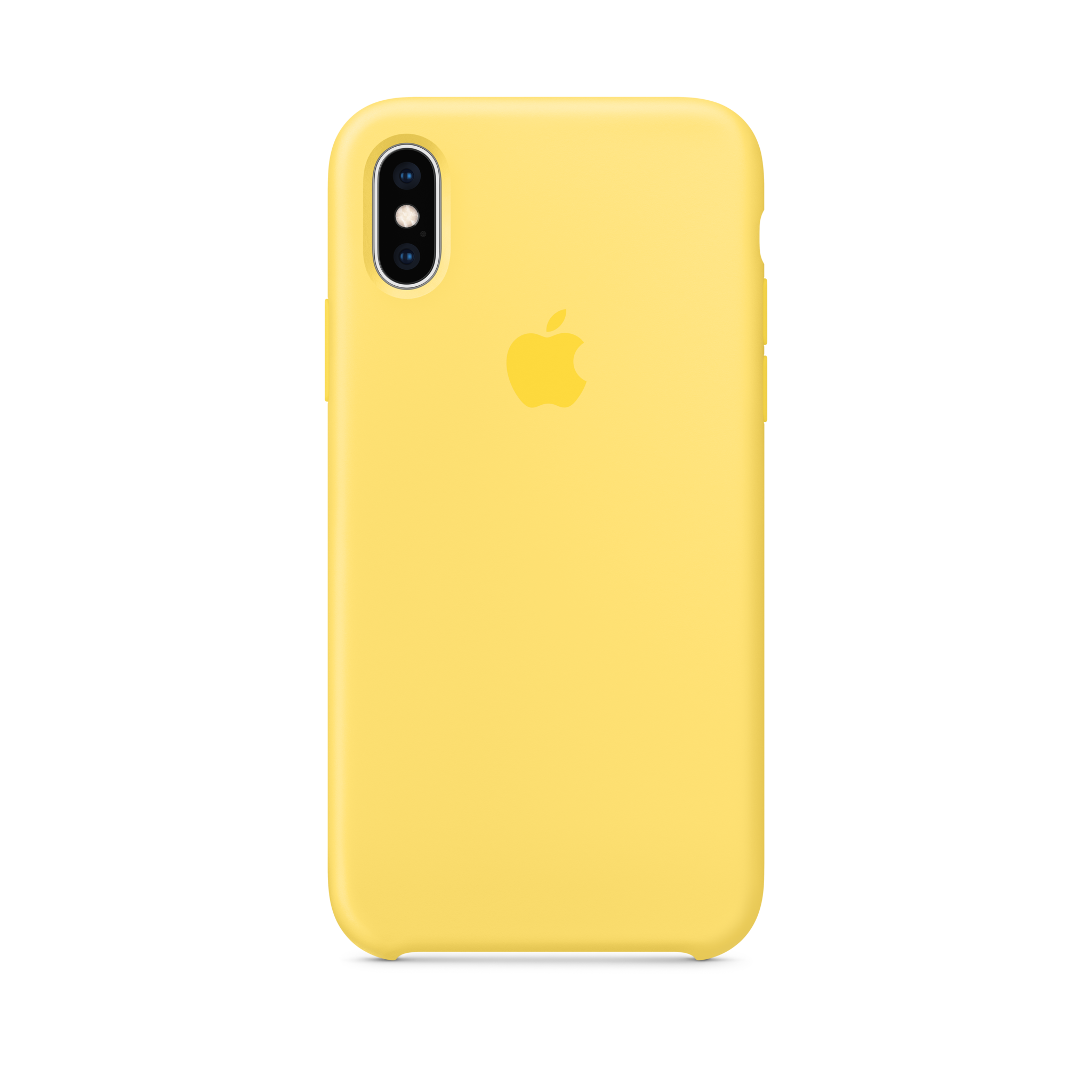 iPhone XS Silicone Case — Canary Yellow