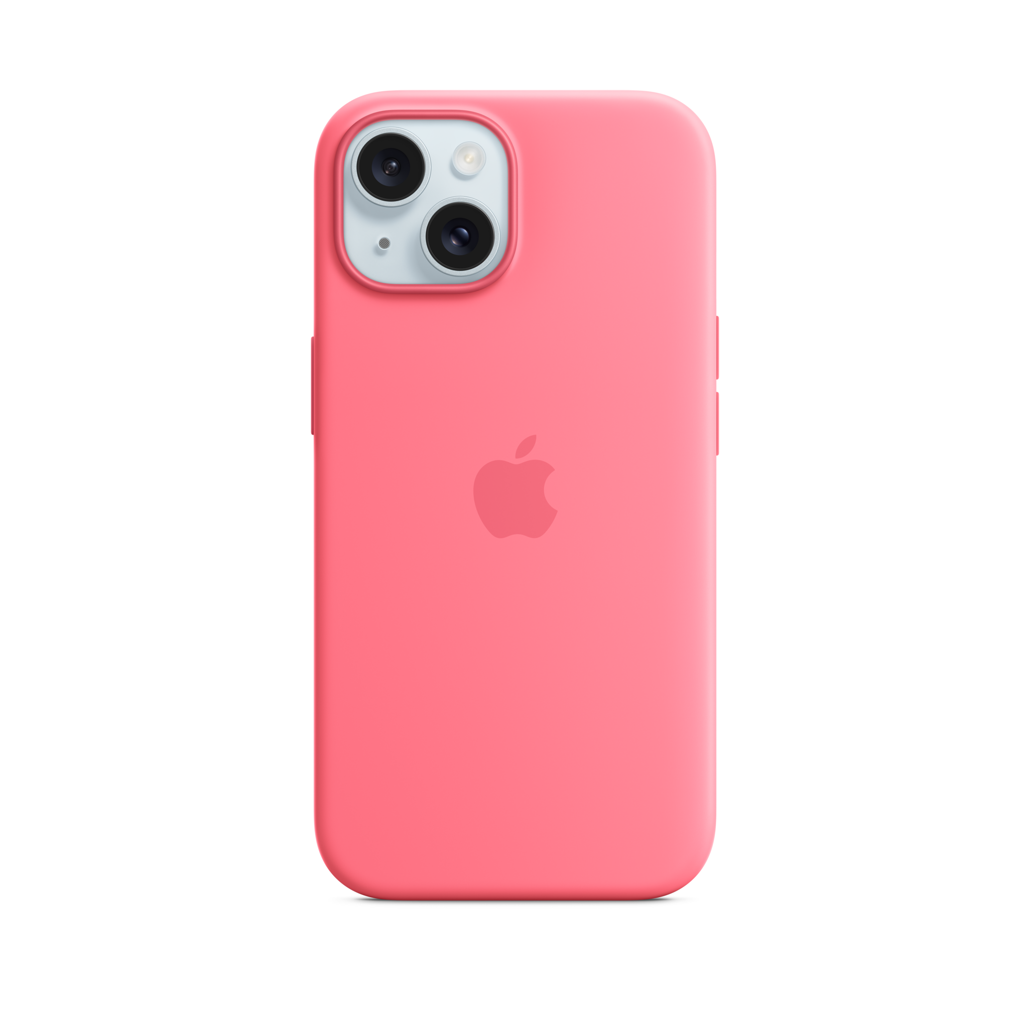 iPhone 15 Silicone Case with MagSafe — Pink