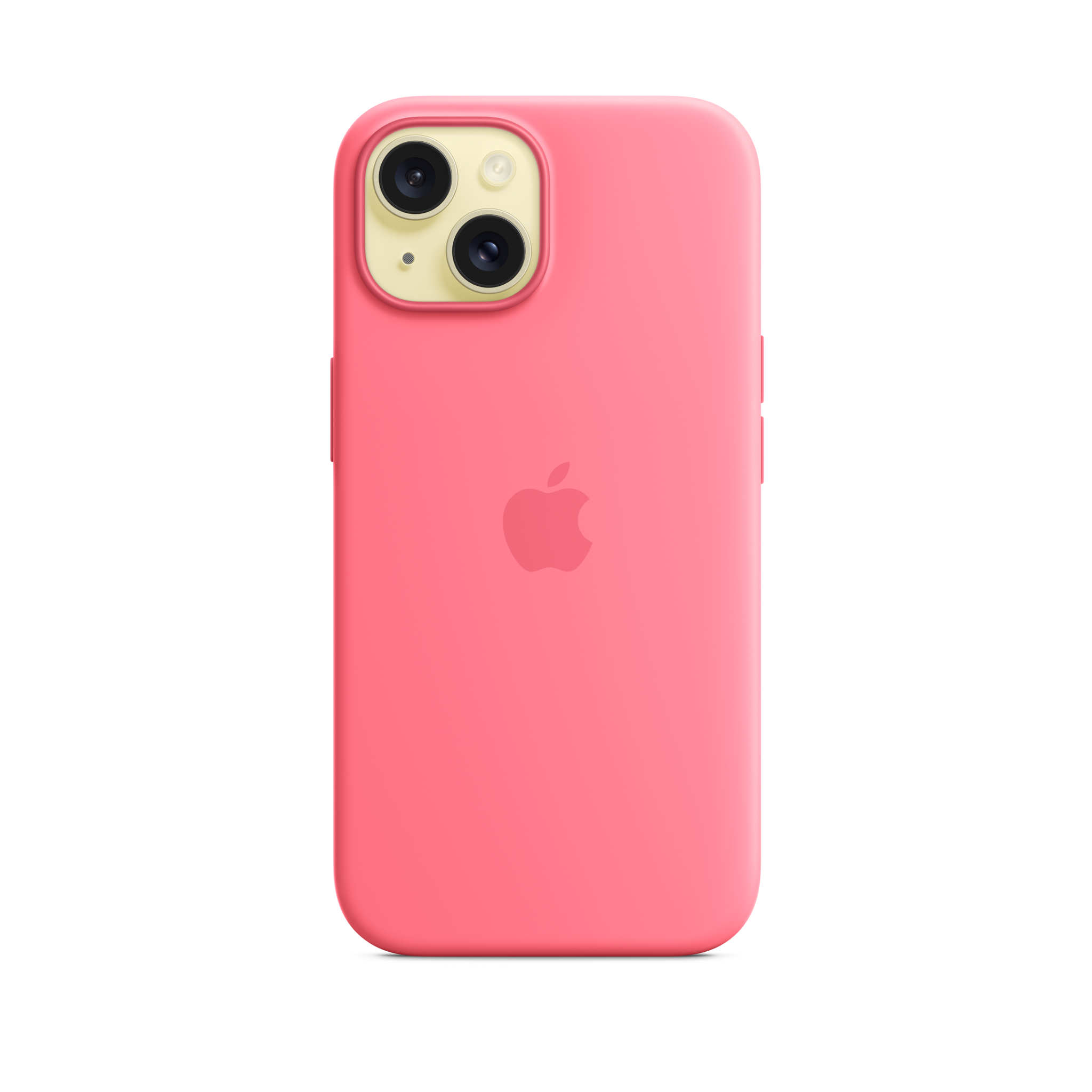 iPhone 15 Silicone Case with MagSafe — Pink