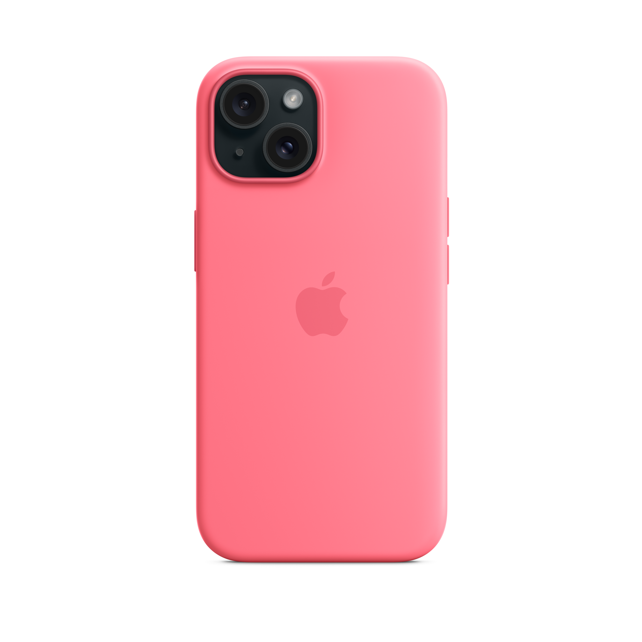 iPhone 15 Silicone Case with MagSafe — Pink