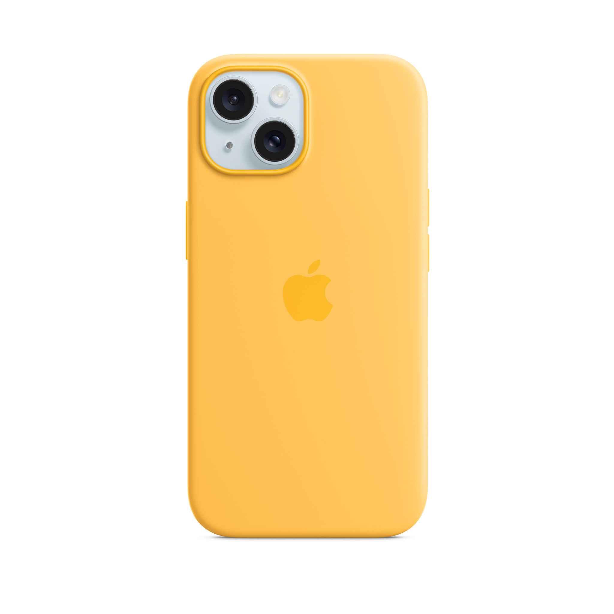 iPhone 15 Silicone Case with MagSafe — Sunshine