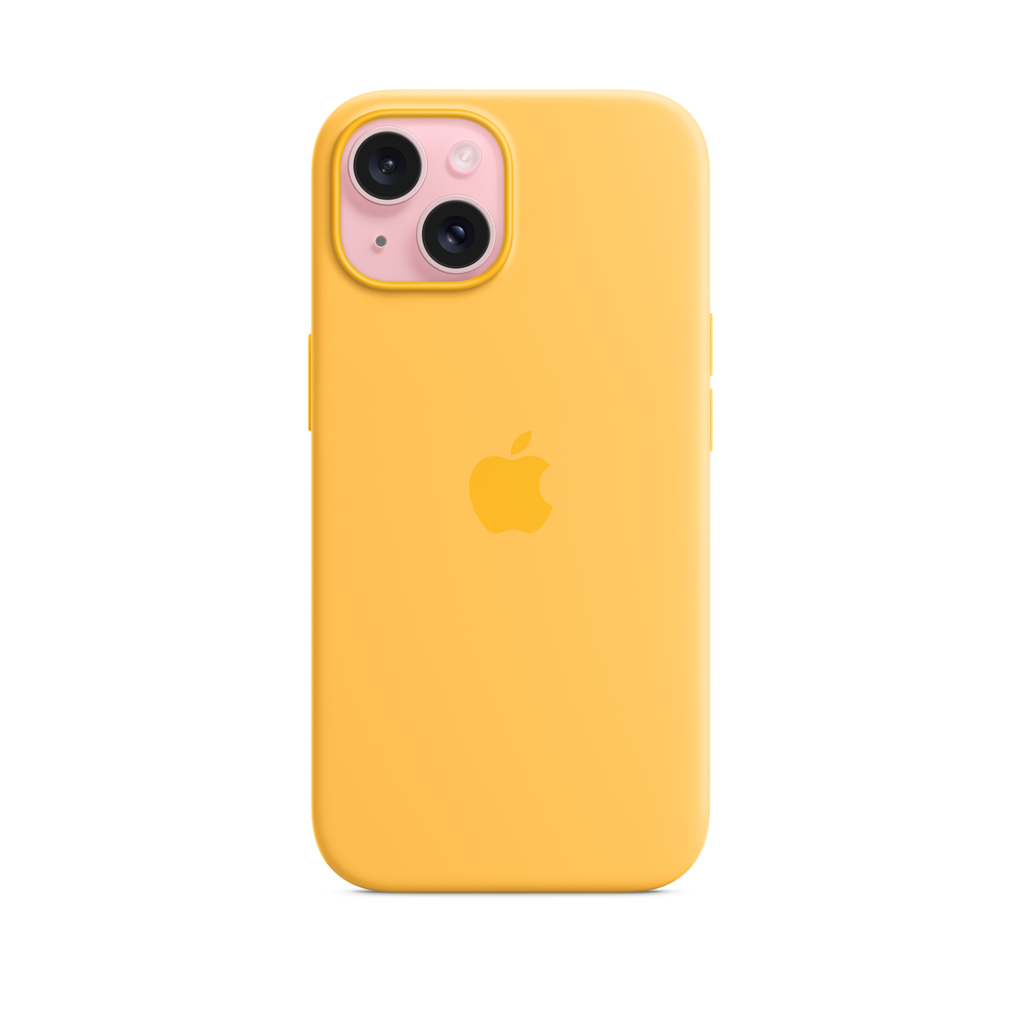 iPhone 15 Silicone Case with MagSafe — Sunshine