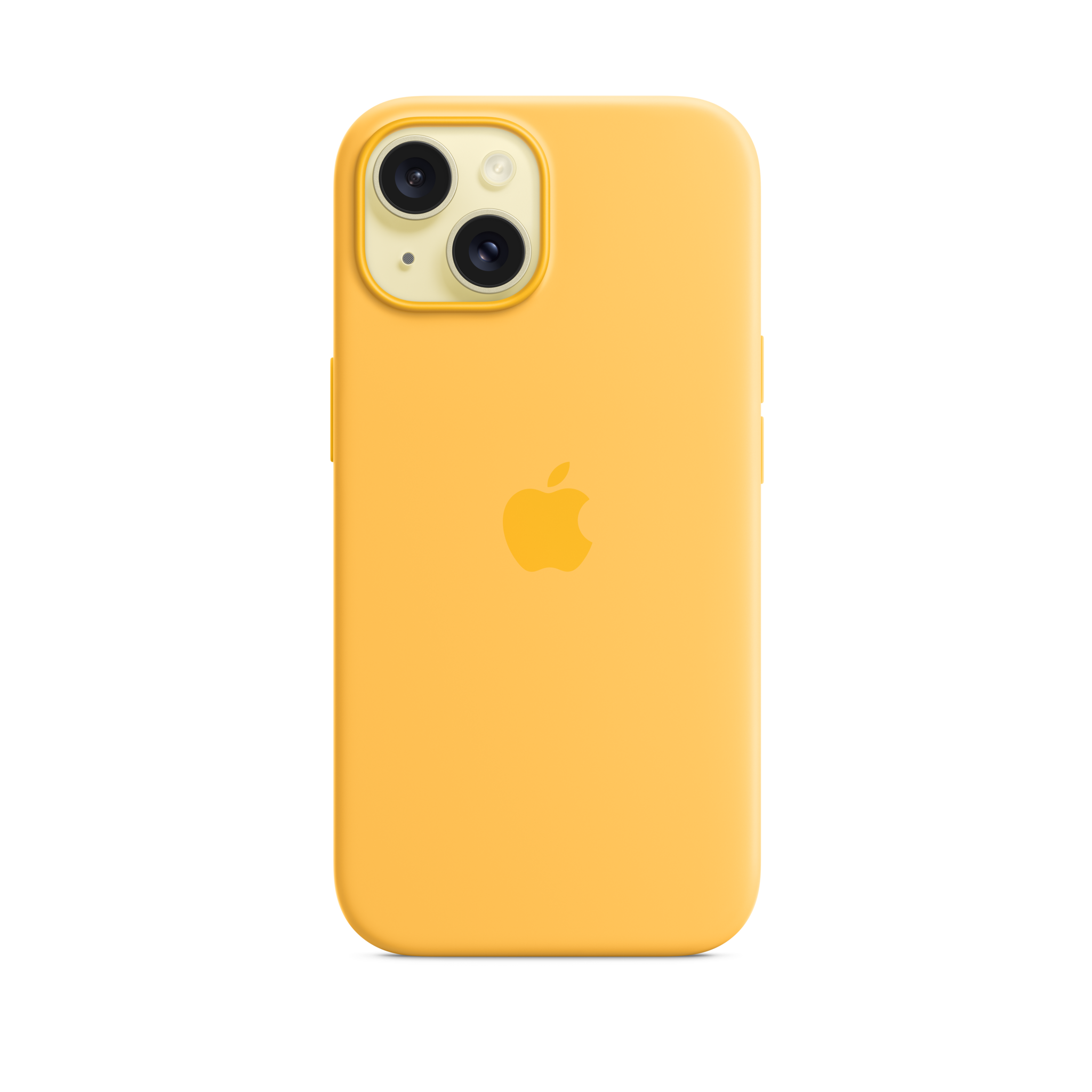 iPhone 15 Silicone Case with MagSafe — Sunshine