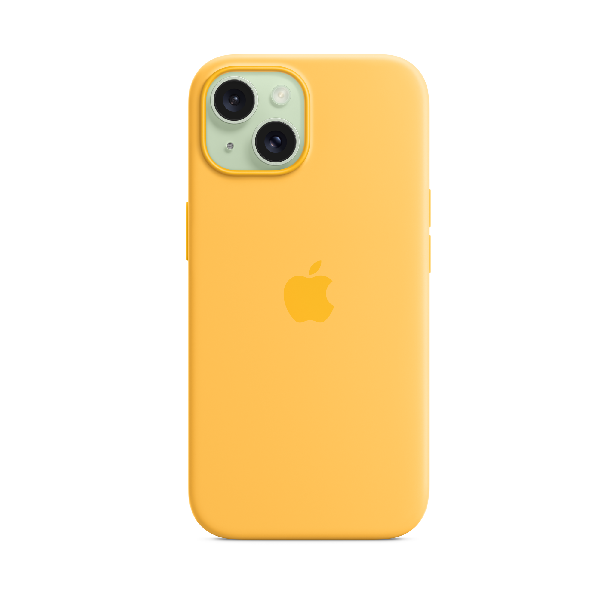 iPhone 15 Silicone Case with MagSafe — Sunshine
