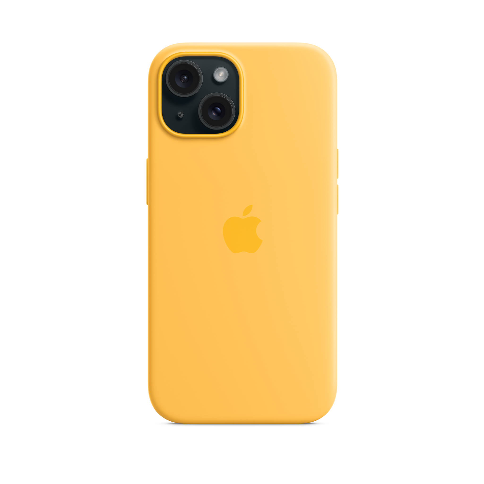 iPhone 15 Silicone Case with MagSafe — Sunshine