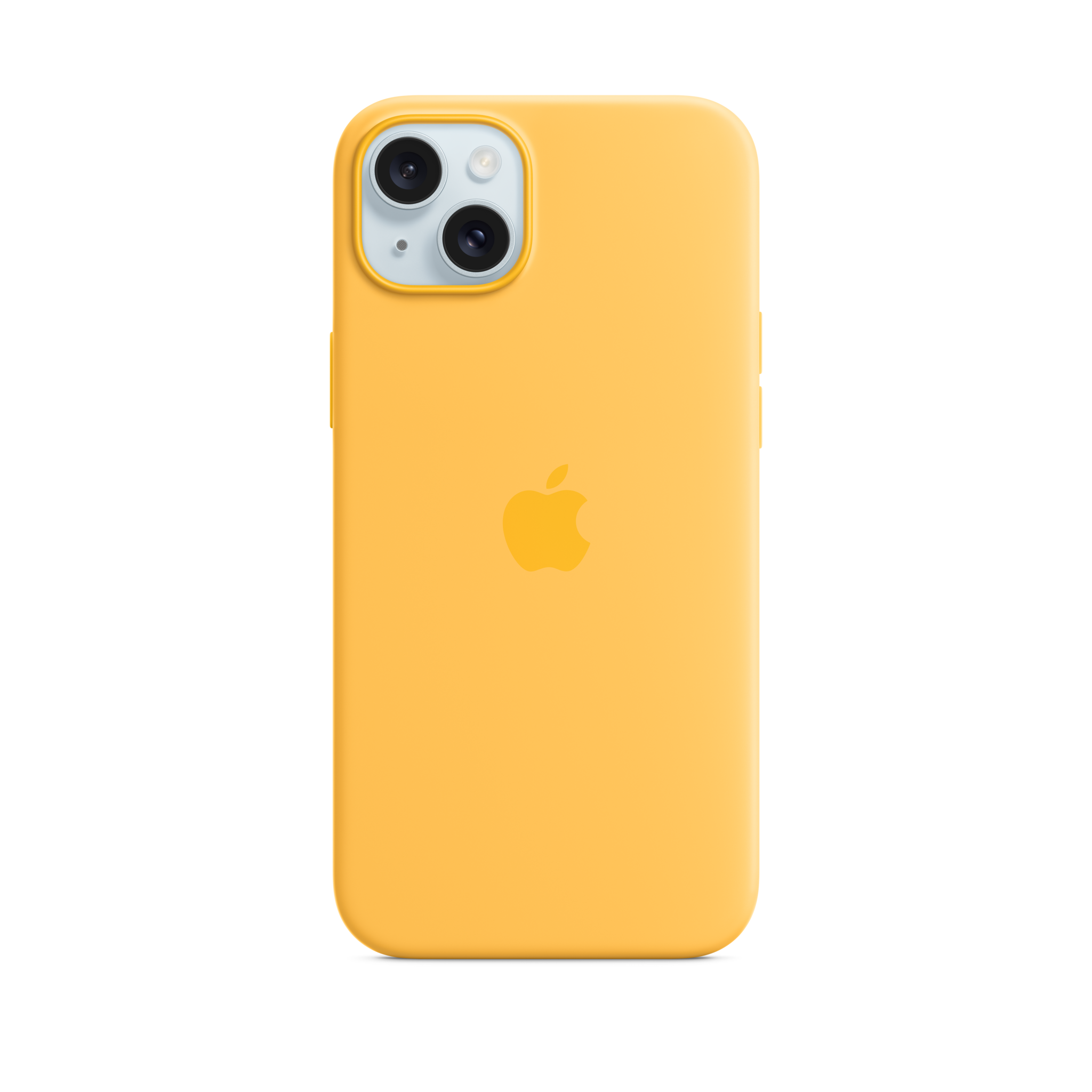 iPhone 15 Plus Silicone Case with MagSafe — Sunshine