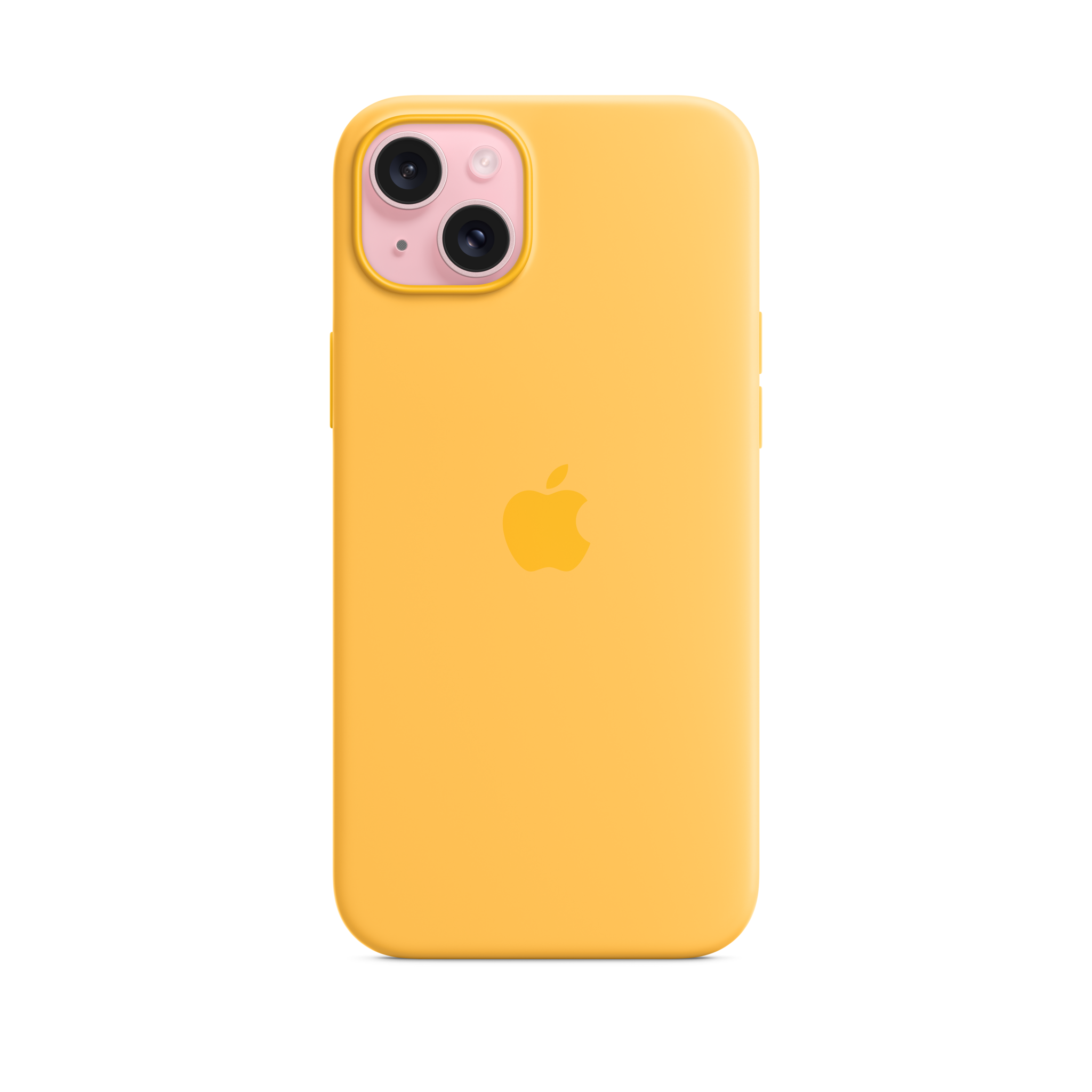 iPhone 15 Plus Silicone Case with MagSafe — Sunshine