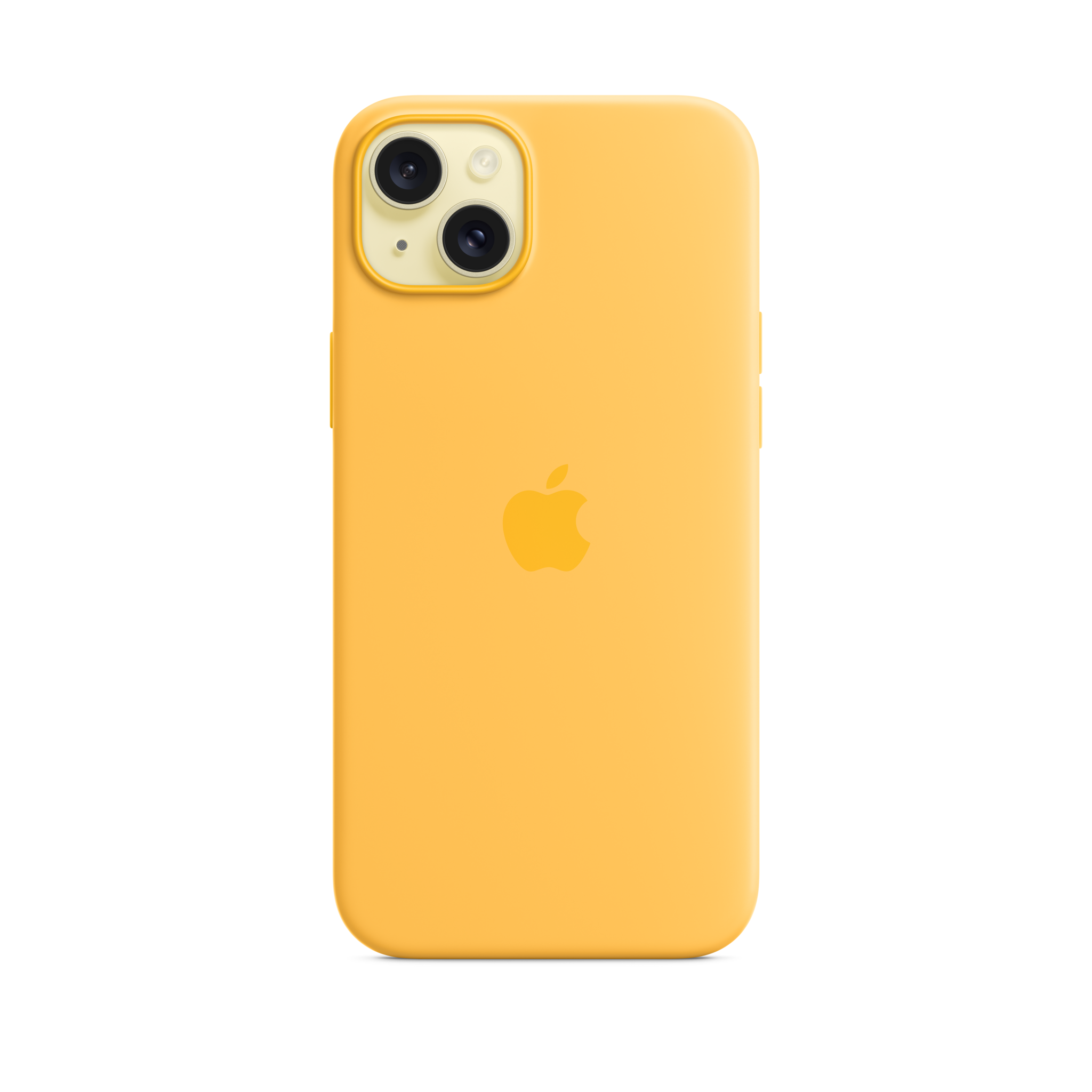 iPhone 15 Plus Silicone Case with MagSafe — Sunshine
