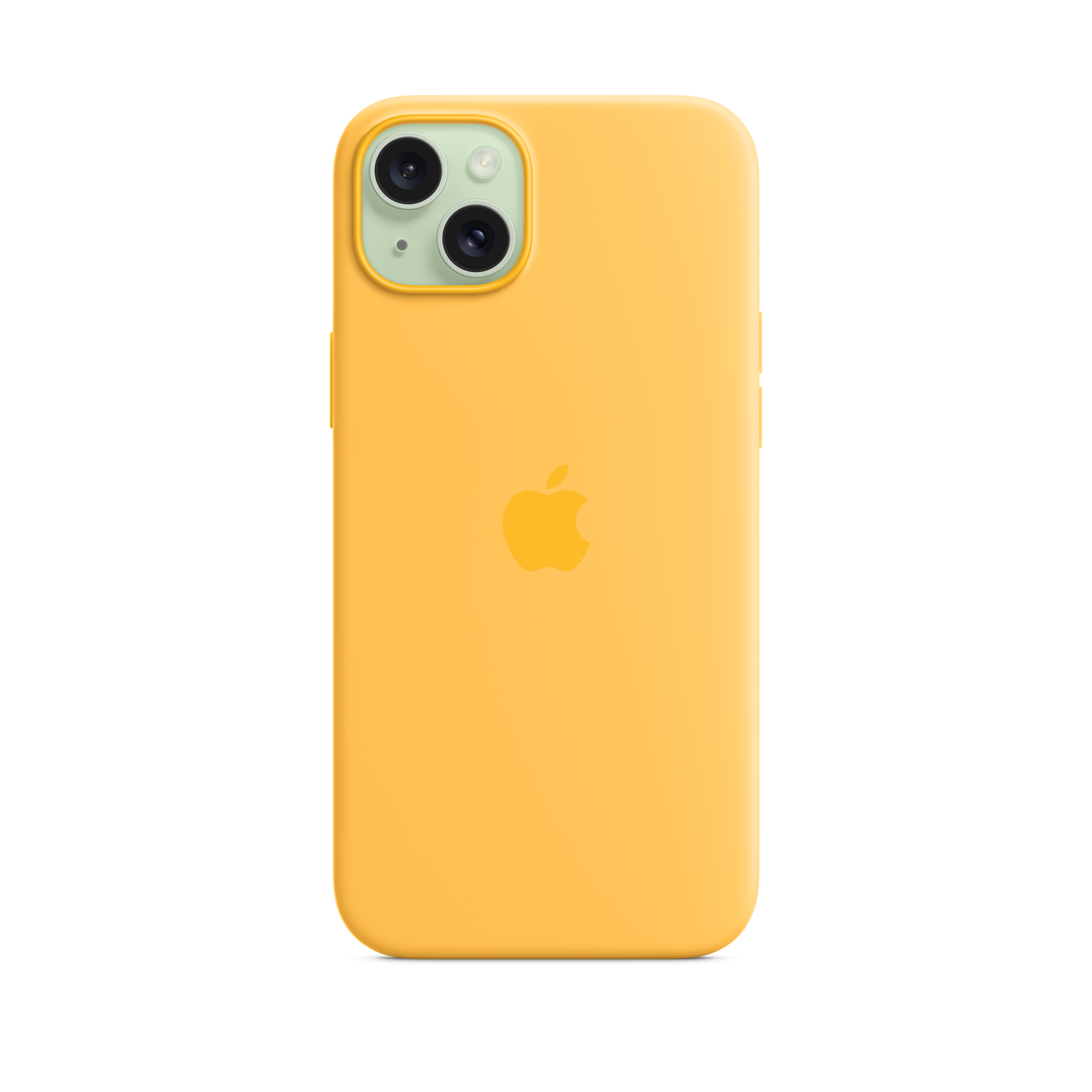 iPhone 15 Plus Silicone Case with MagSafe — Sunshine