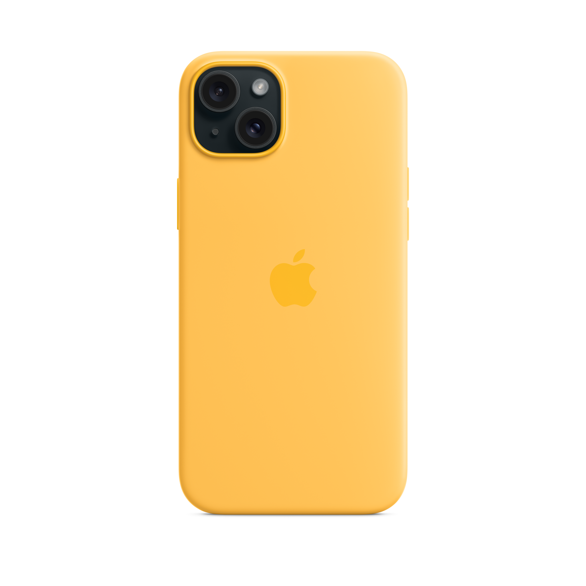 iPhone 15 Plus Silicone Case with MagSafe — Sunshine