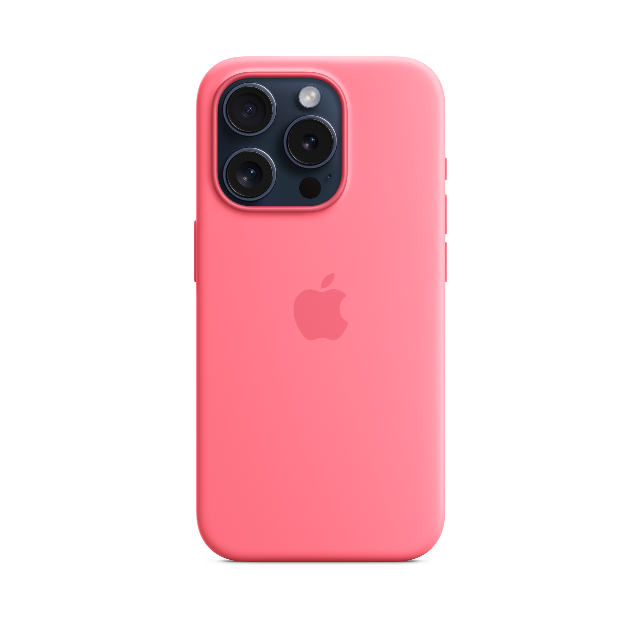 iPhone 15 Pro Silicone Case with MagSafe — Pink
