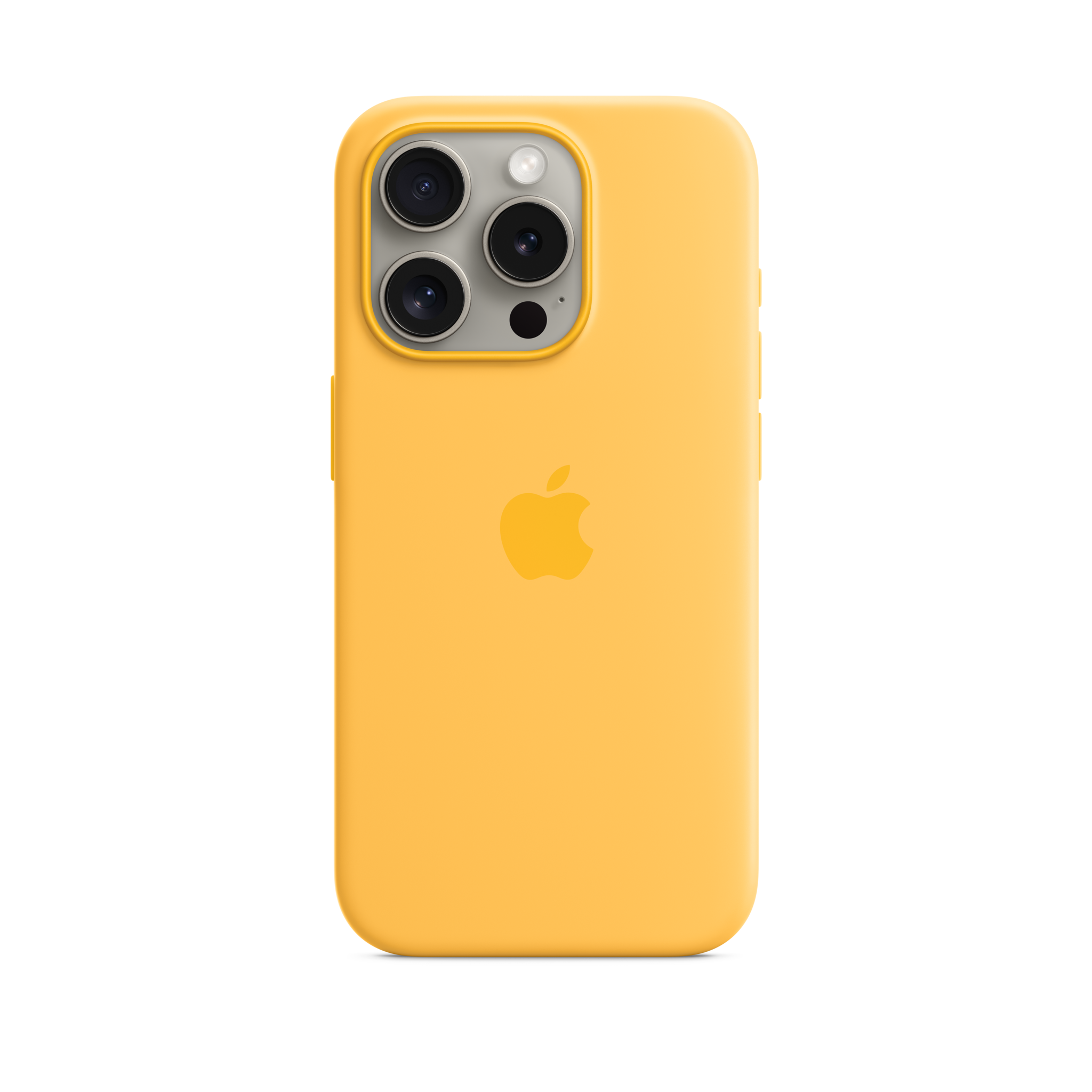 iPhone 15 Pro Silicone Case with MagSafe — Sunshine