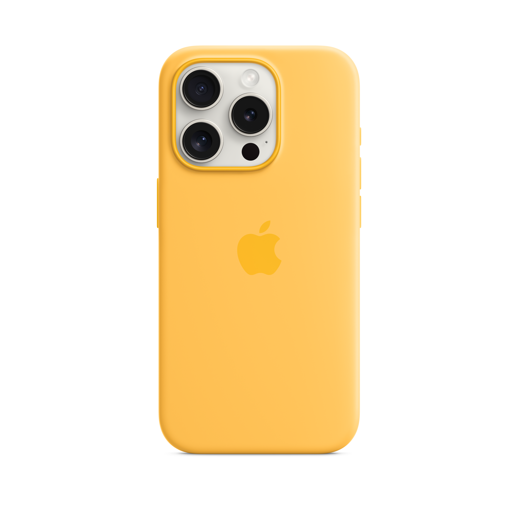 iPhone 15 Pro Silicone Case with MagSafe — Sunshine
