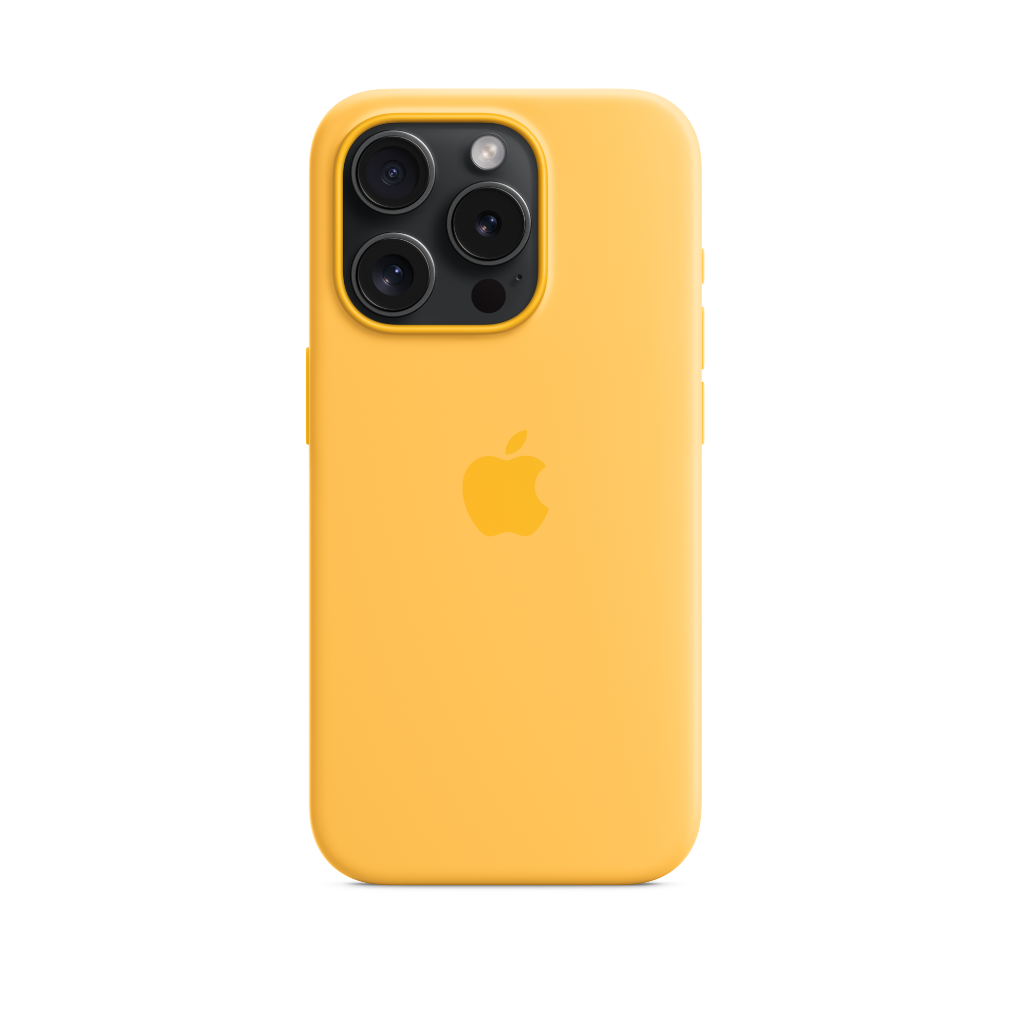 iPhone 15 Pro Silicone Case with MagSafe — Sunshine