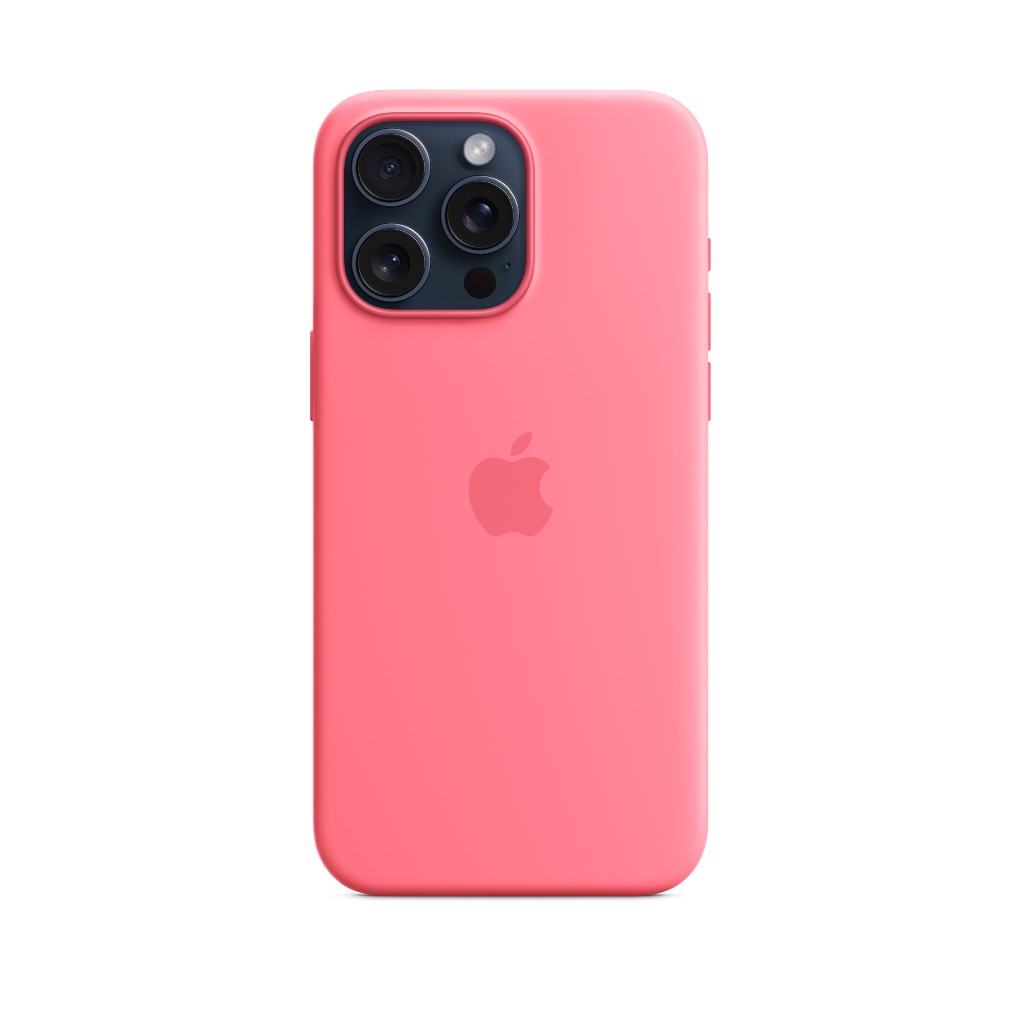 iPhone 15 Pro Max Silicone Case with MagSafe — Pink