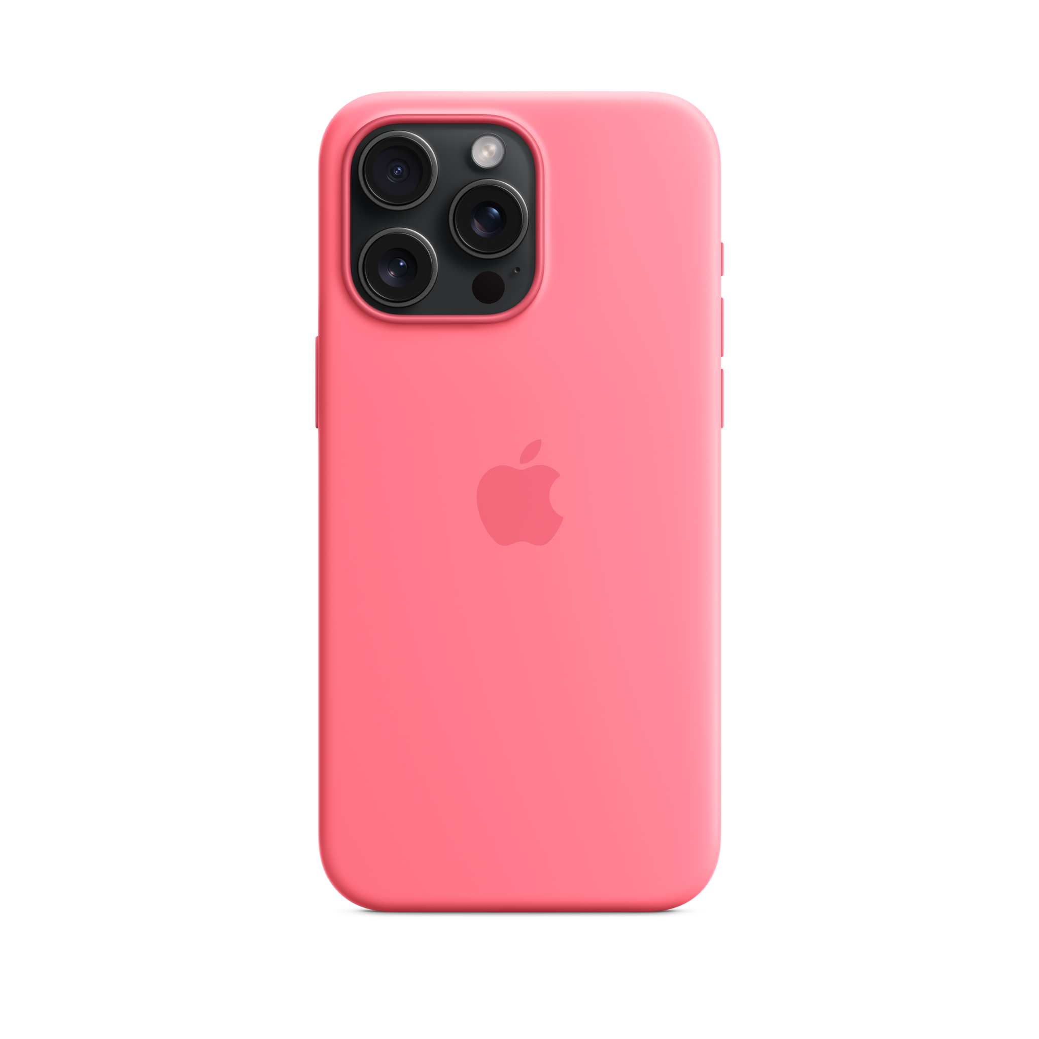iPhone 15 Pro Max Silicone Case with MagSafe — Pink