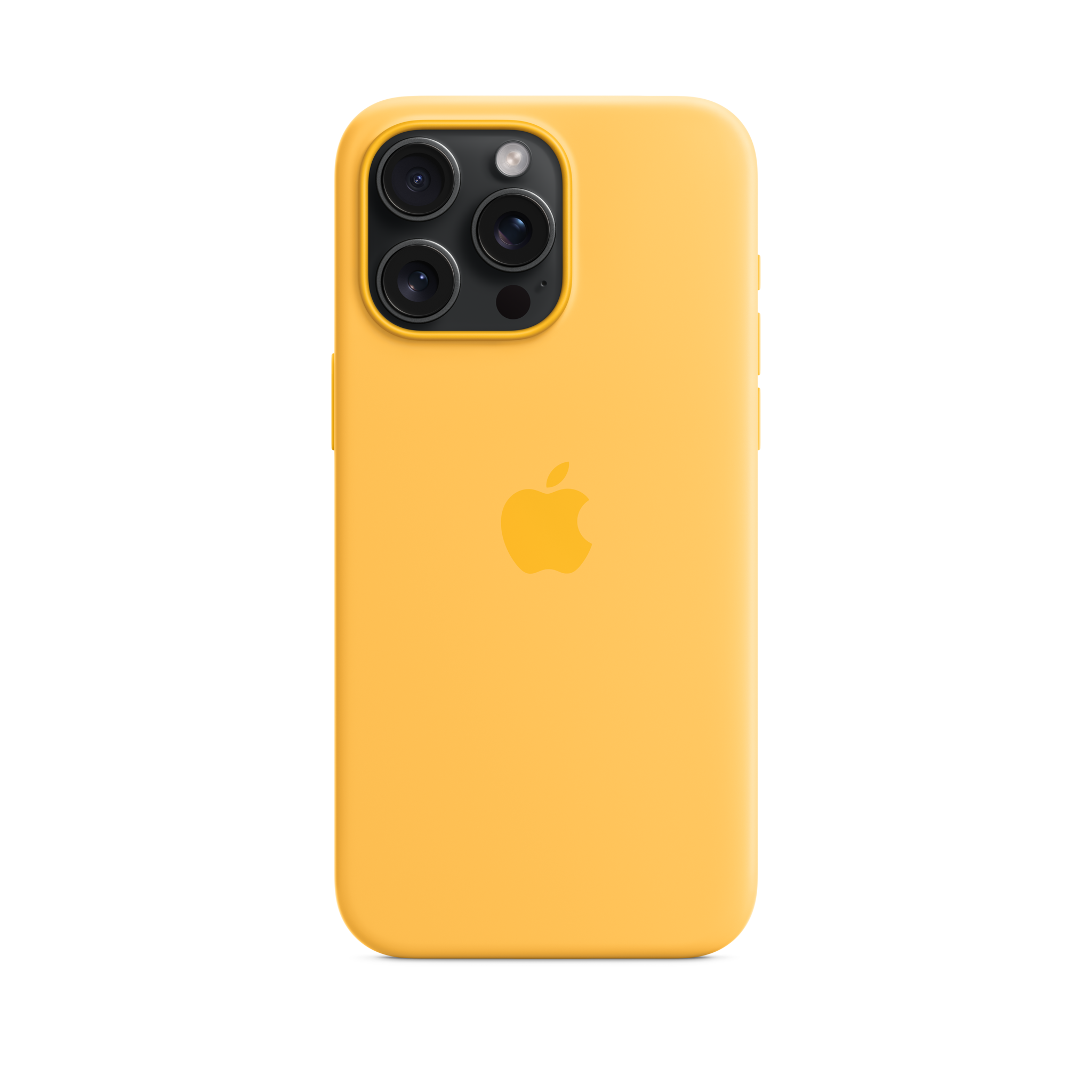iPhone 15 Pro Max Silicone Case with MagSafe — Sunshine
