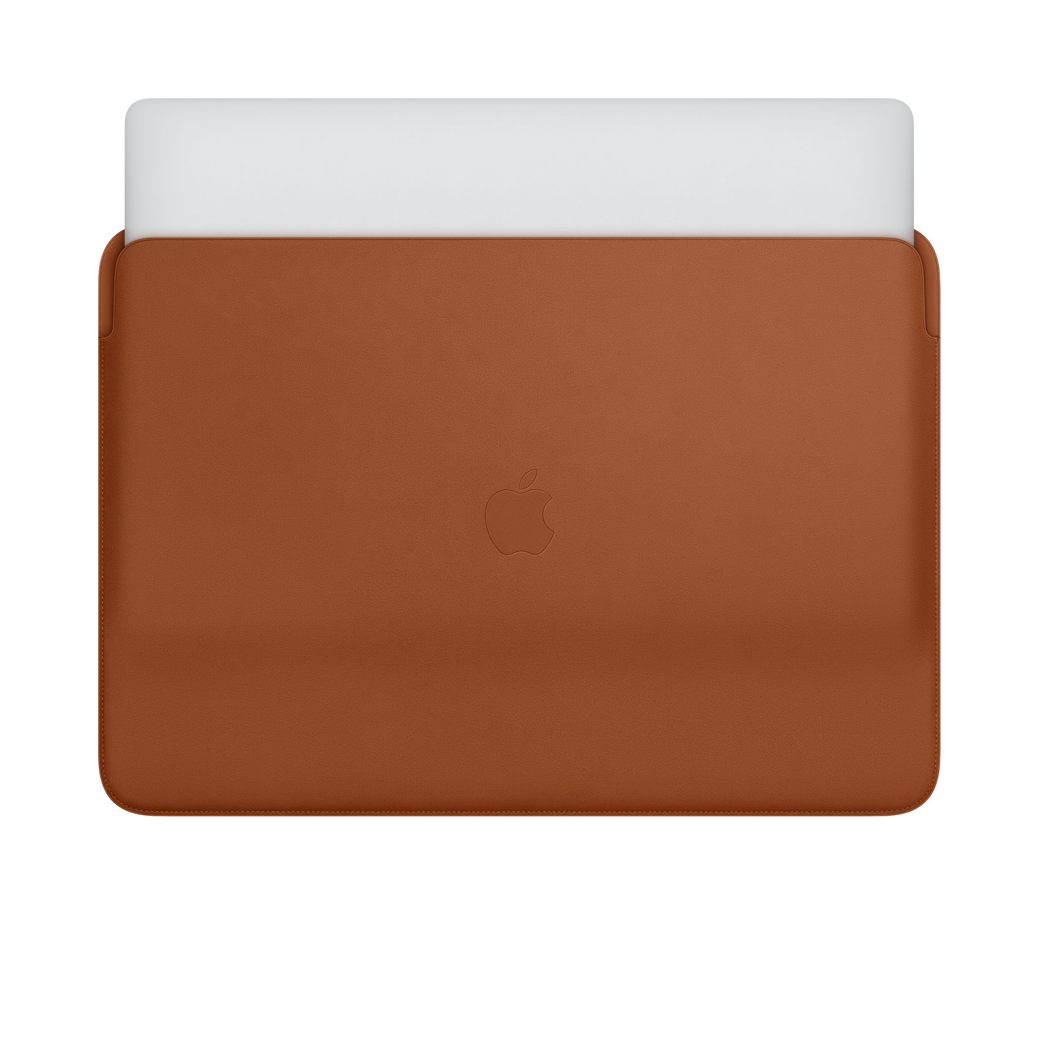 Leather Sleeve for 16″ MacBook Pro — Saddle Brown