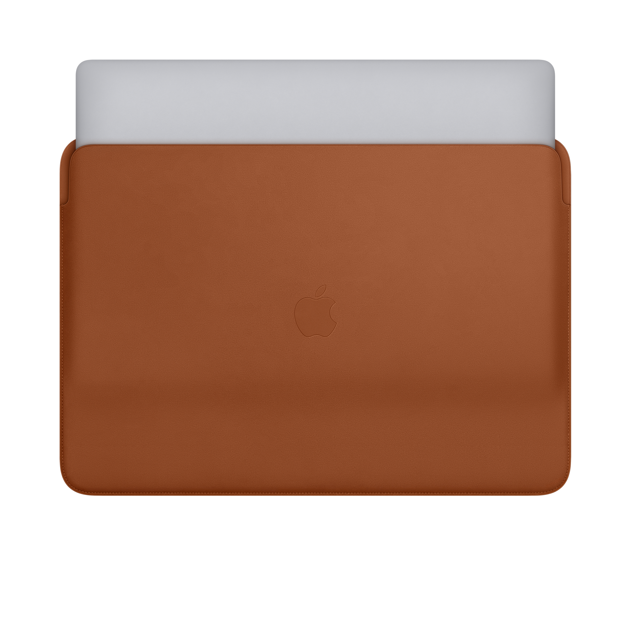 Leather Sleeve for 16″ MacBook Pro — Saddle Brown
