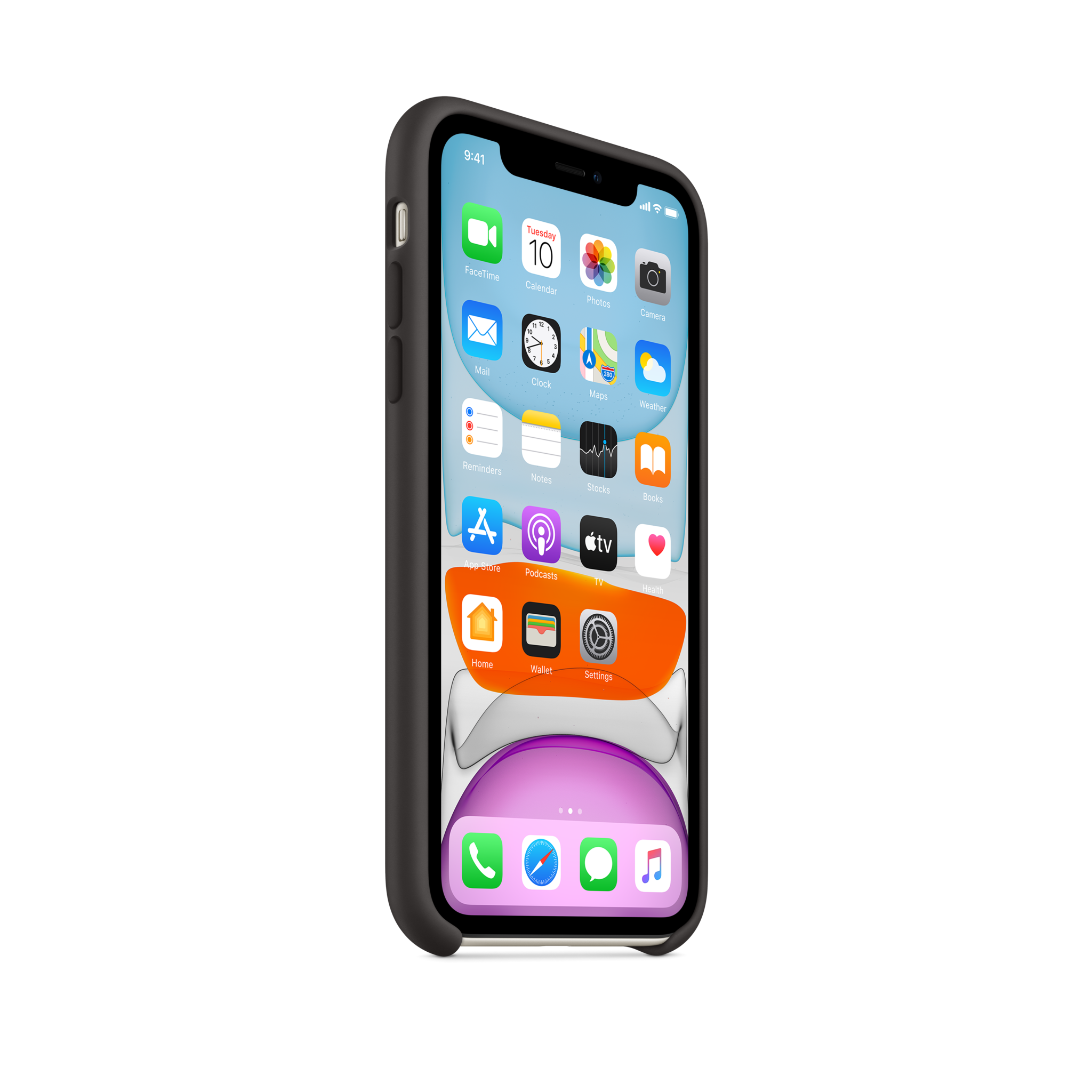 iPhone 11 Silicone Case — Black