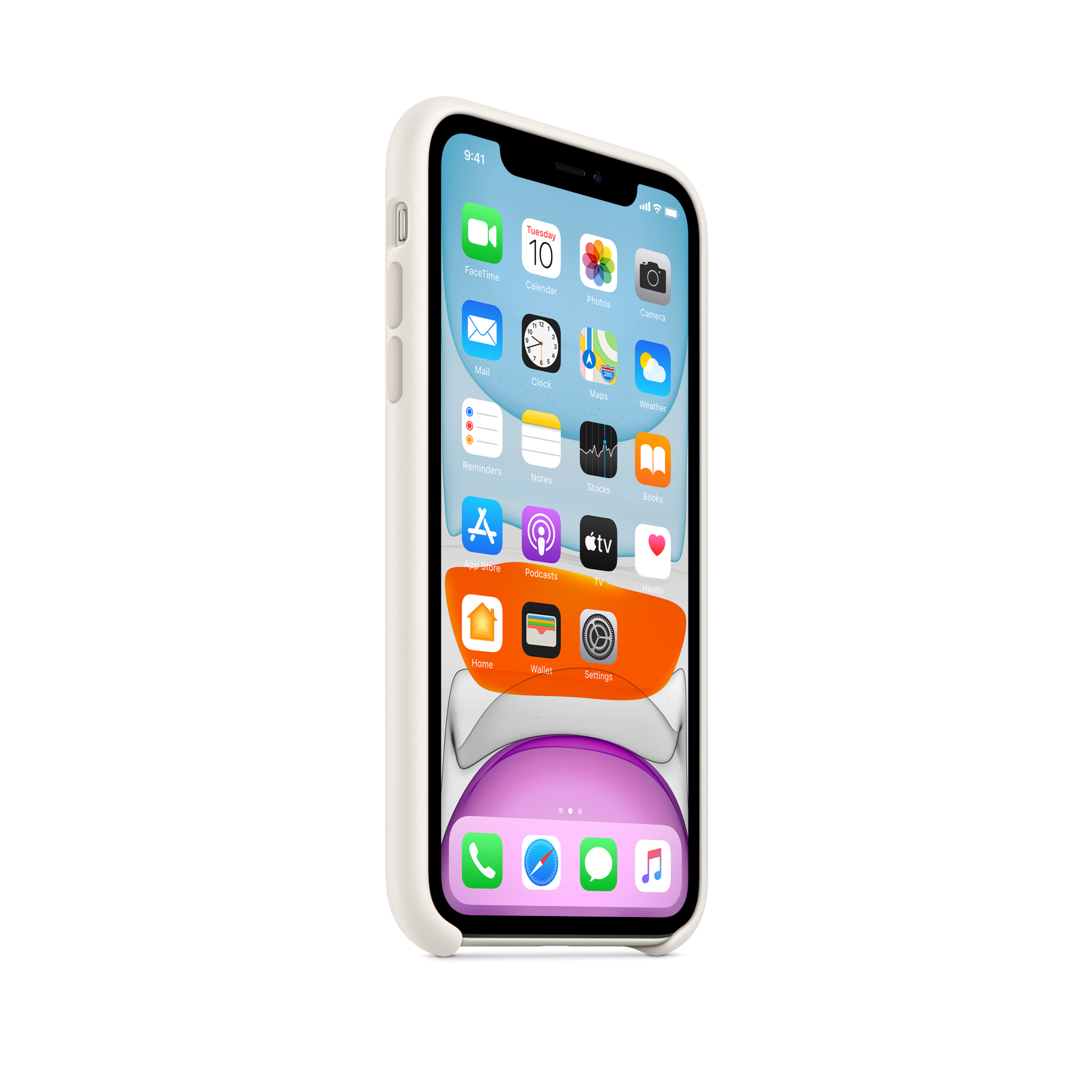iPhone 11 Silicone Case — White
