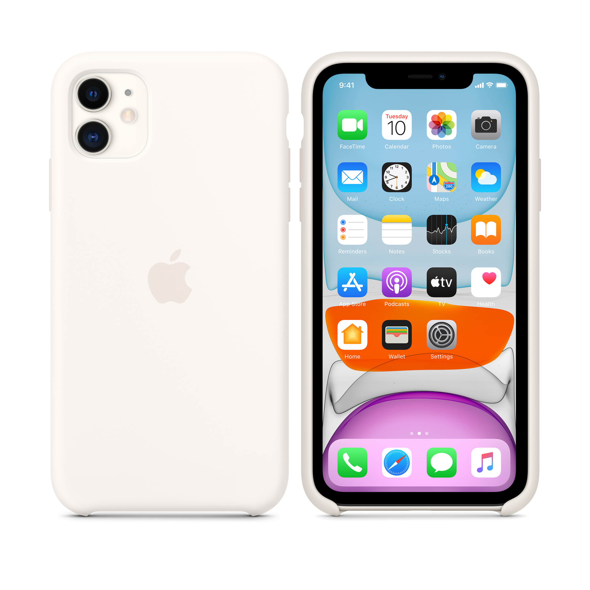iPhone 11 Silicone Case — White