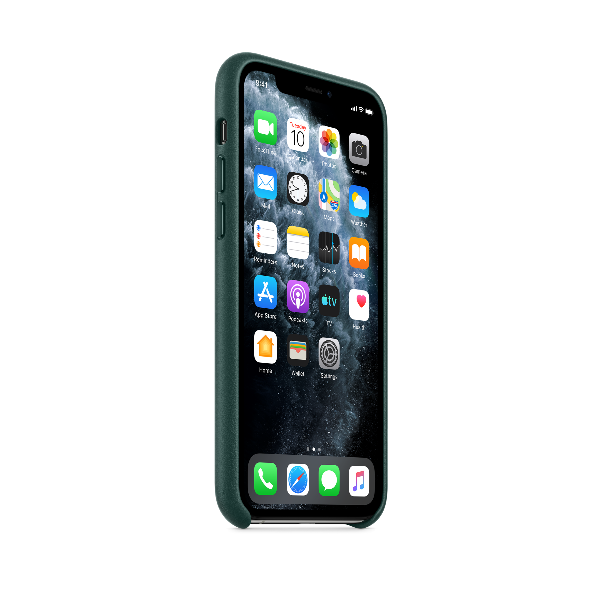 iPhone 11 Pro Leather Case — Forest Green