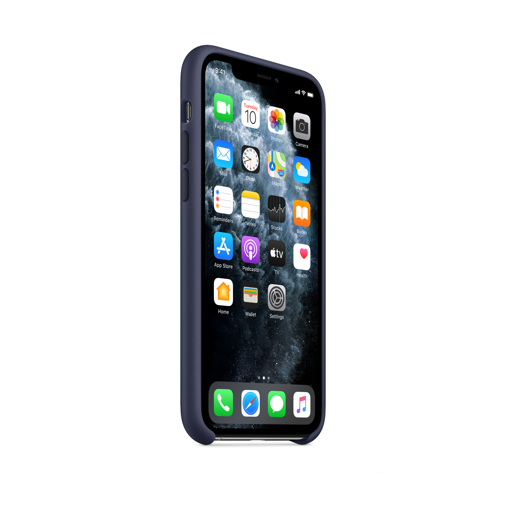 iPhone 11 Pro Silicone Case — Midnight Blue