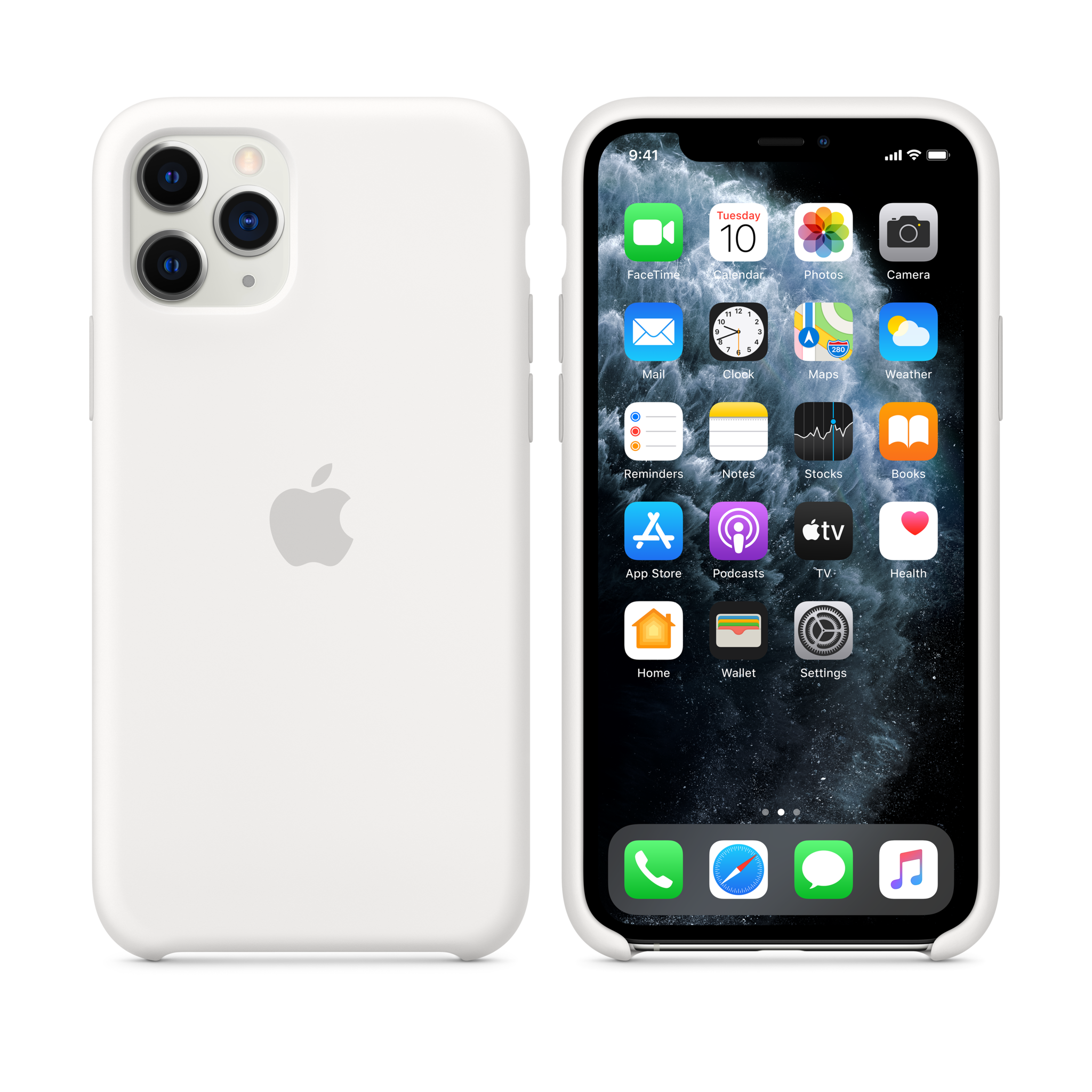 iPhone 11 Pro Silicone Case — White