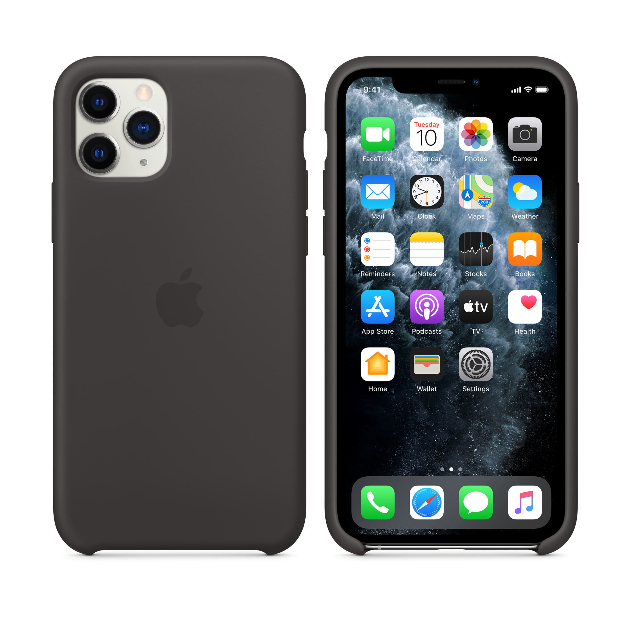 iPhone 11 Pro Silicone Case — Black