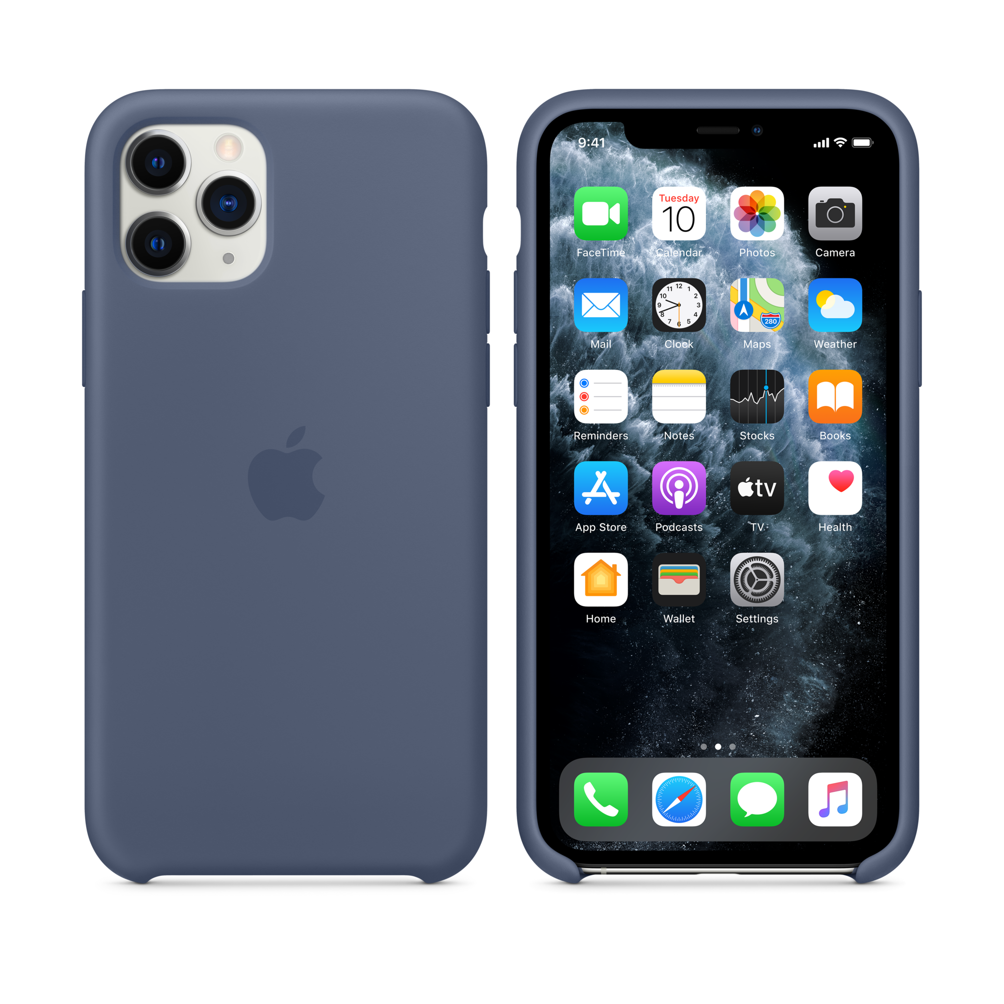 iPhone 11 Pro Silicone Case — Alaskan Blue