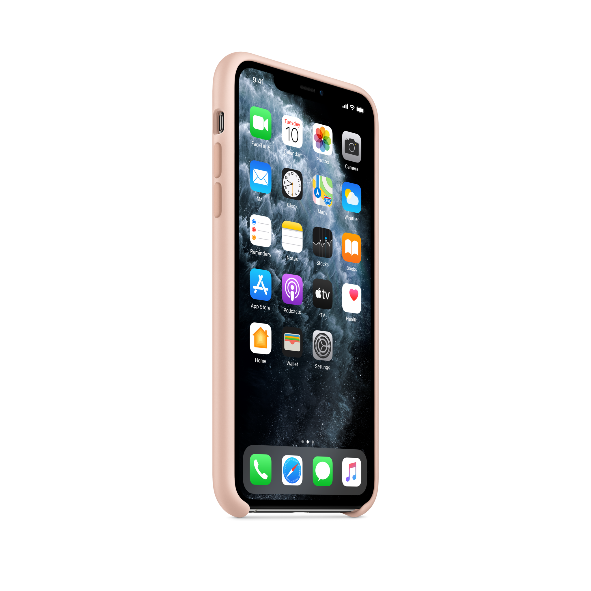 iPhone 11 Pro Max Silicone Case — Pink Sand