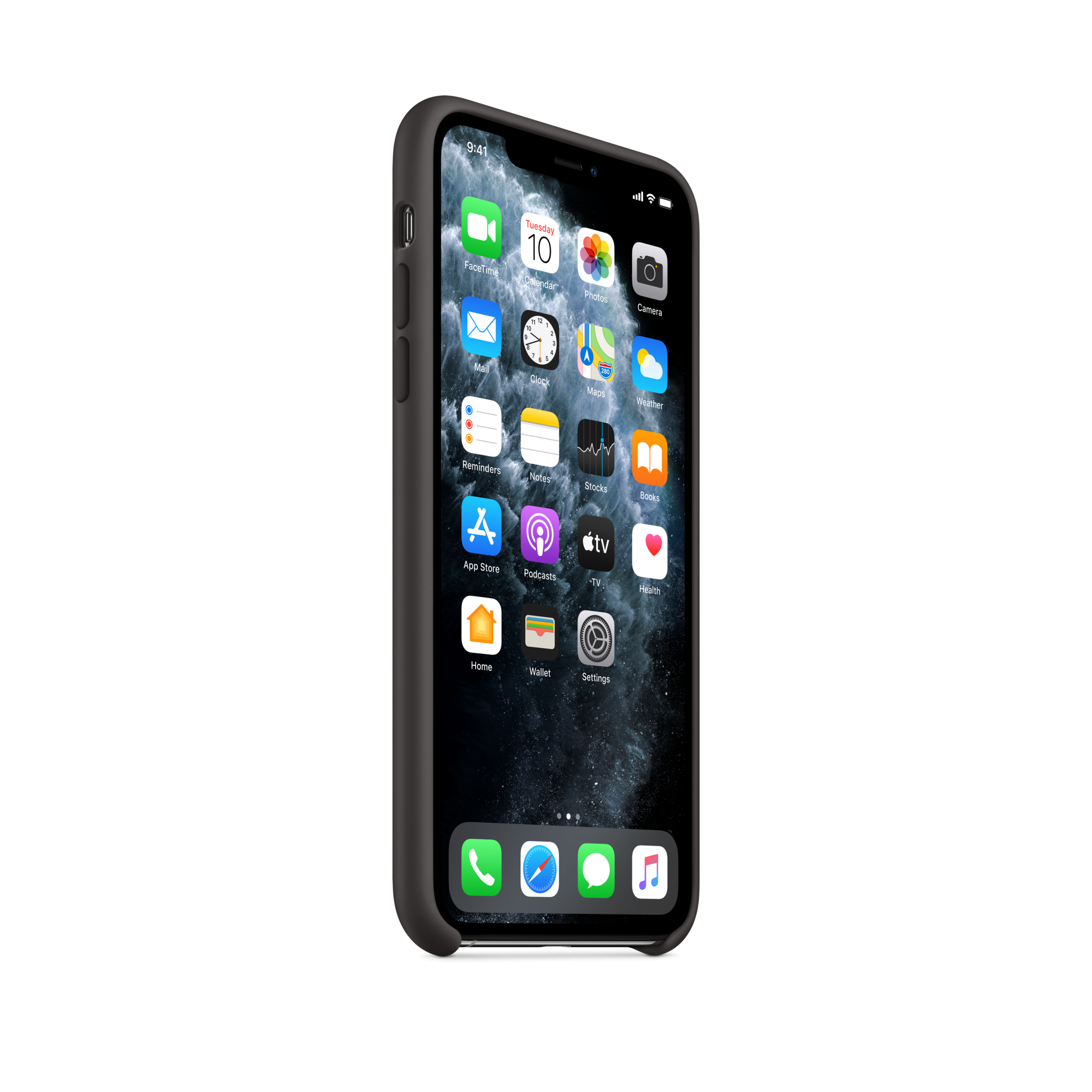 iPhone 11 Pro Max Silicone Case — Black
