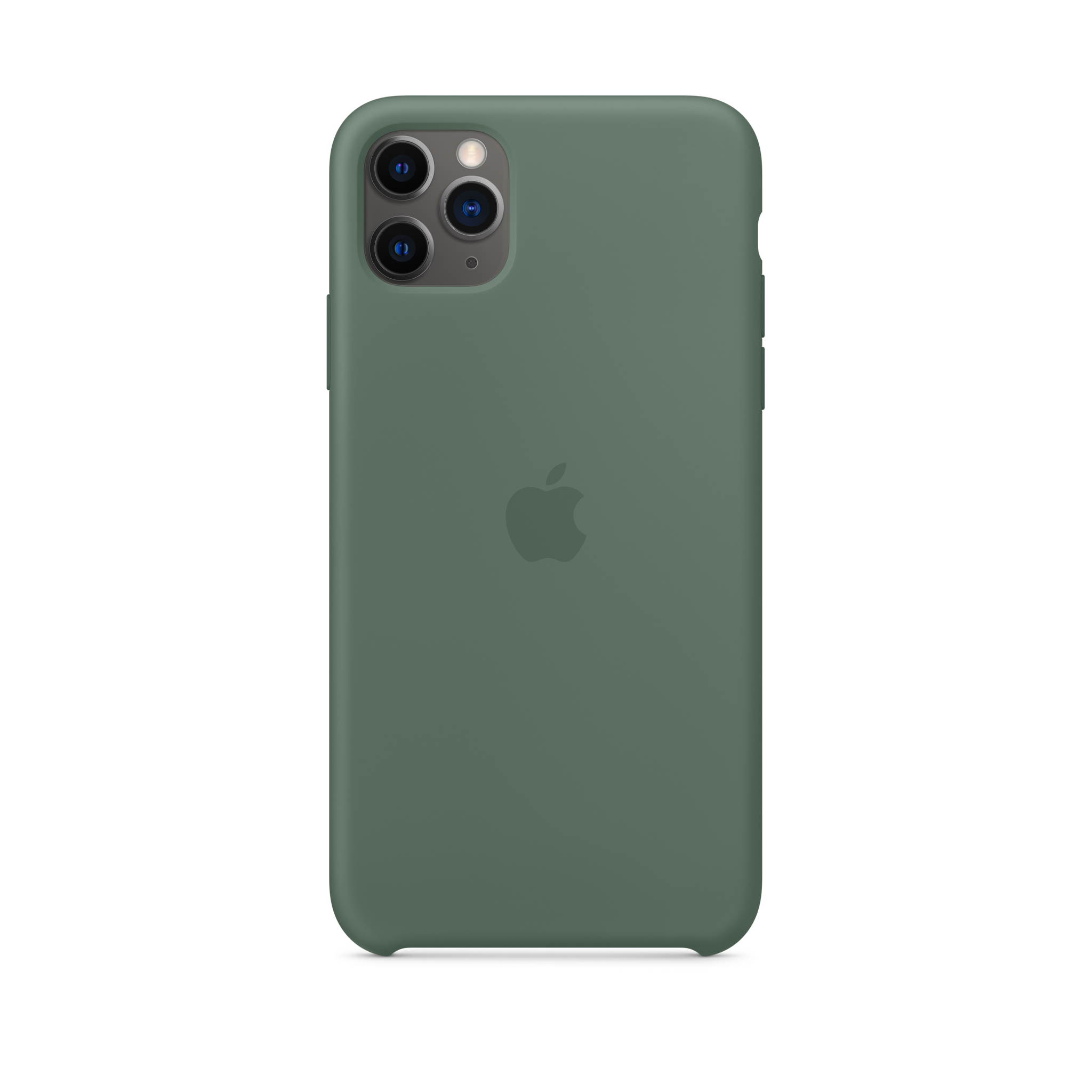 iPhone 11 Pro Max Silicone Case — Pine Green
