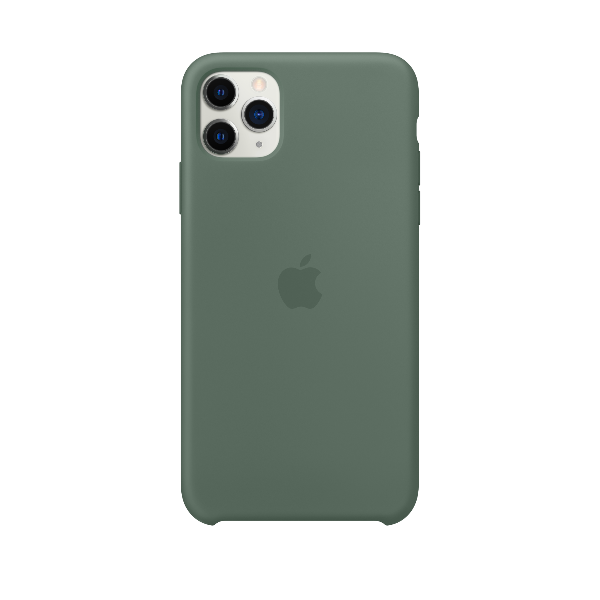 iPhone 11 Pro Max Silicone Case — Pine Green