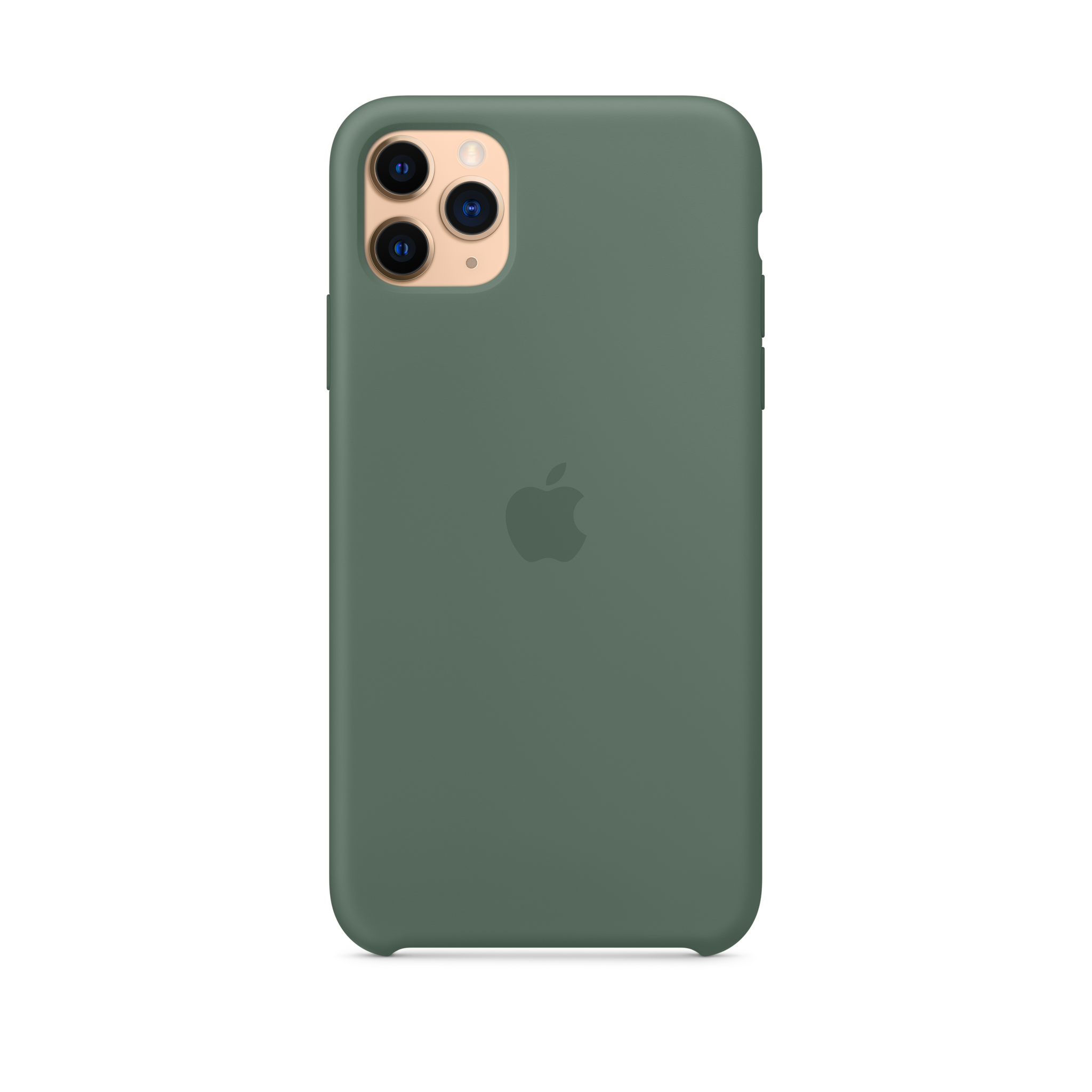 iPhone 11 Pro Max Silicone Case — Pine Green