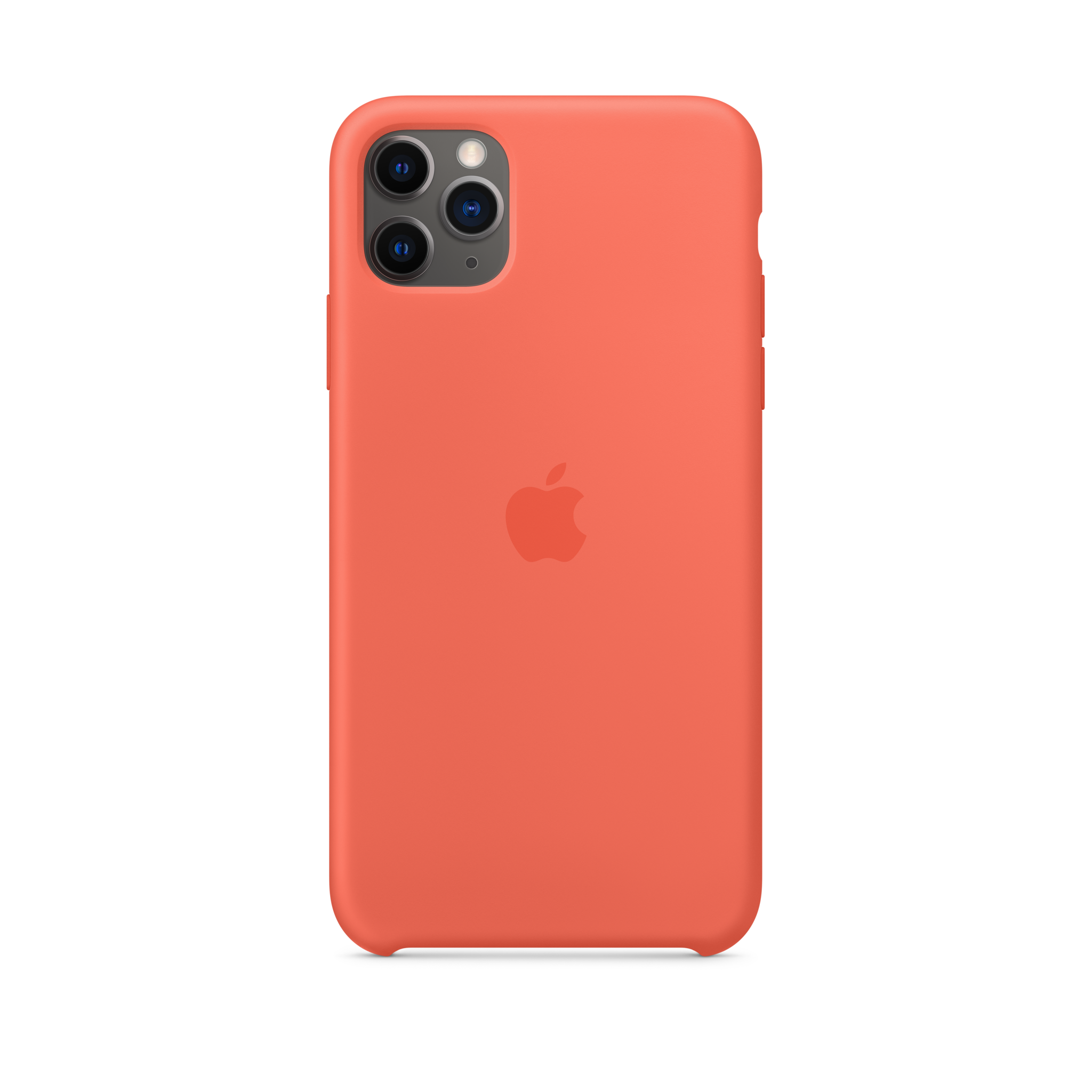 iPhone 11 Pro Max Silicone Case — Clementine (Orange)