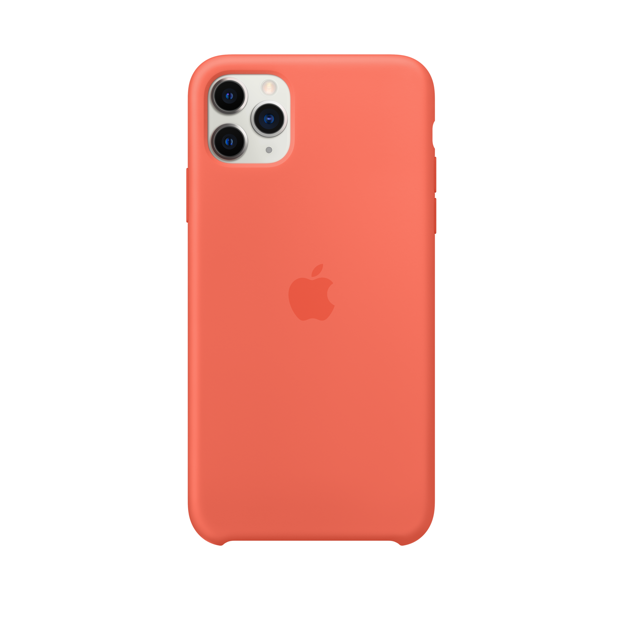 iPhone 11 Pro Max Silicone Case — Clementine (Orange)