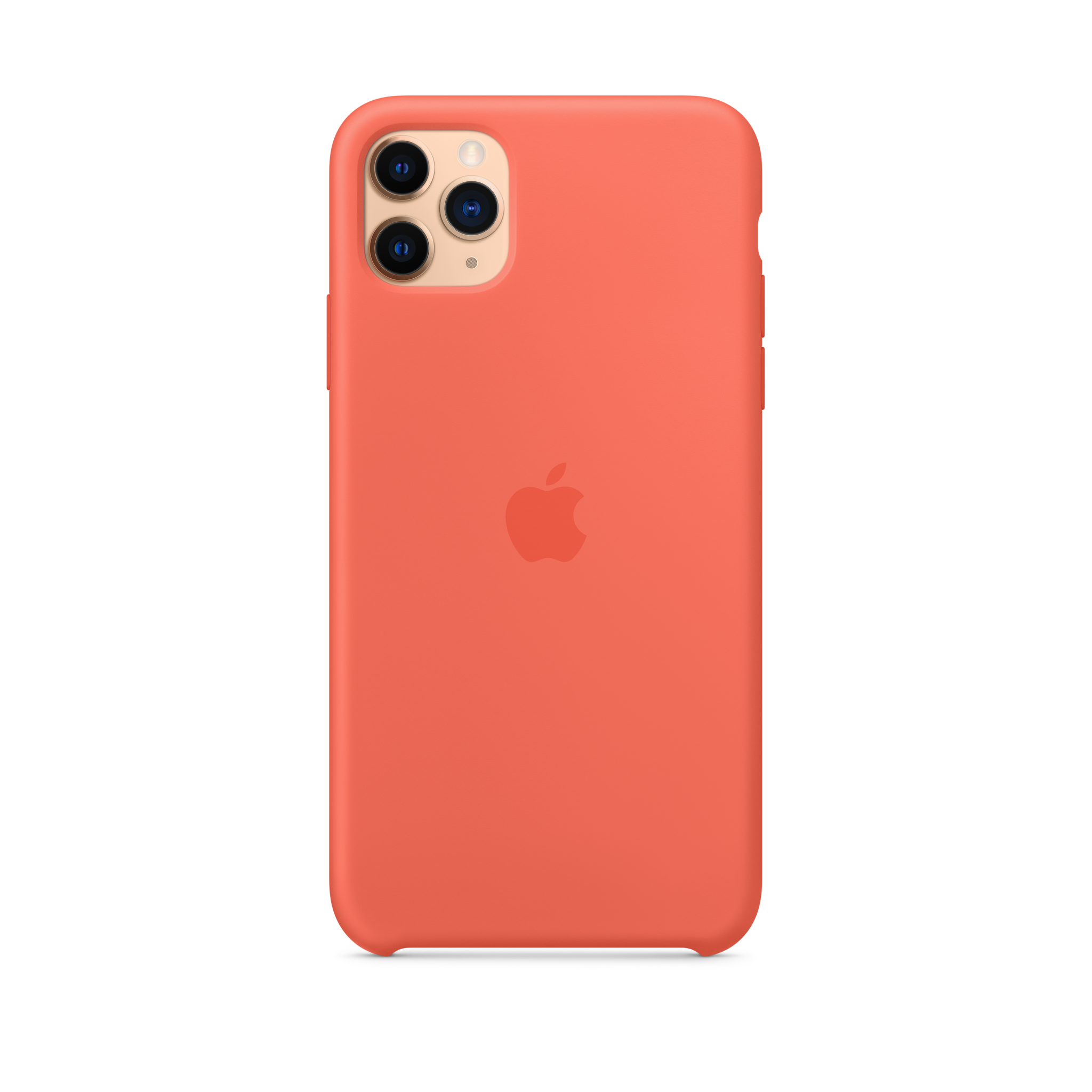iPhone 11 Pro Max Silicone Case — Clementine (Orange)