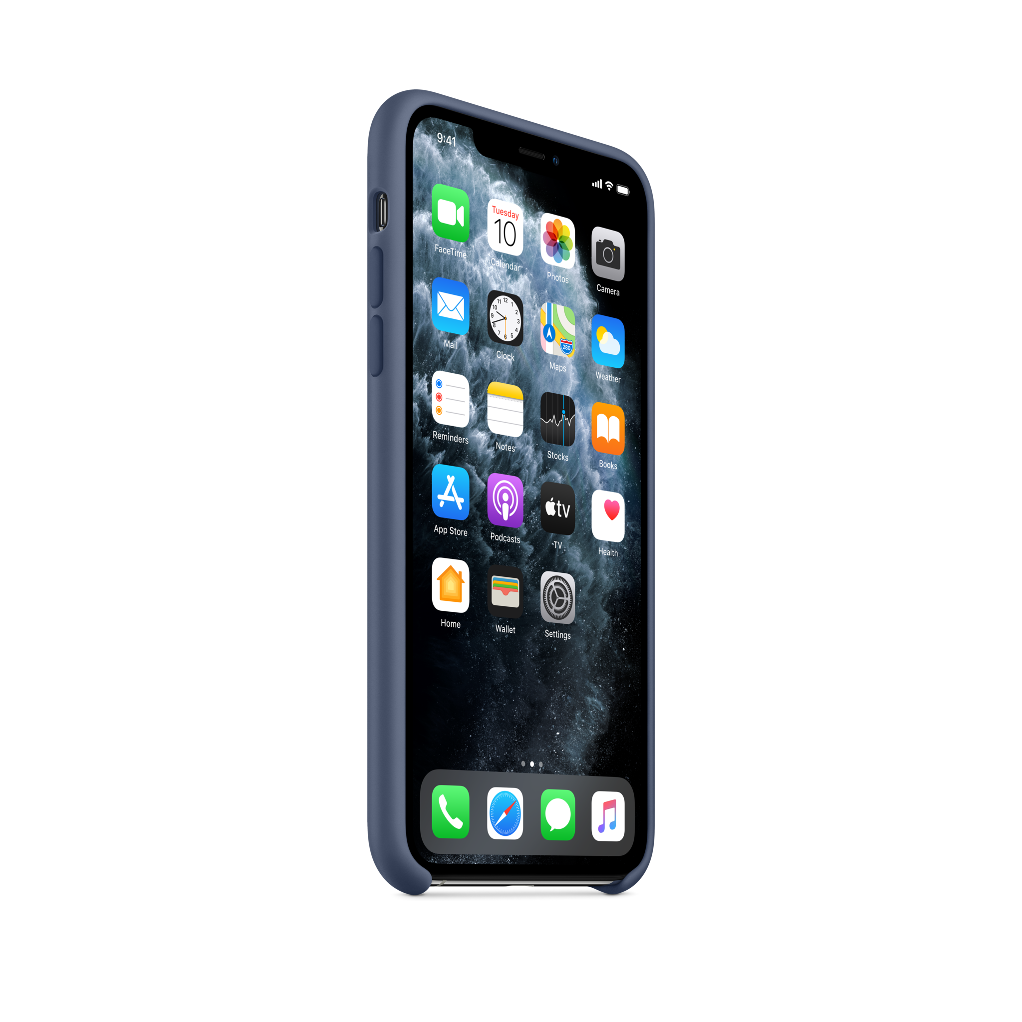 iPhone 11 Pro Max Silicone Case — Alaskan Blue
