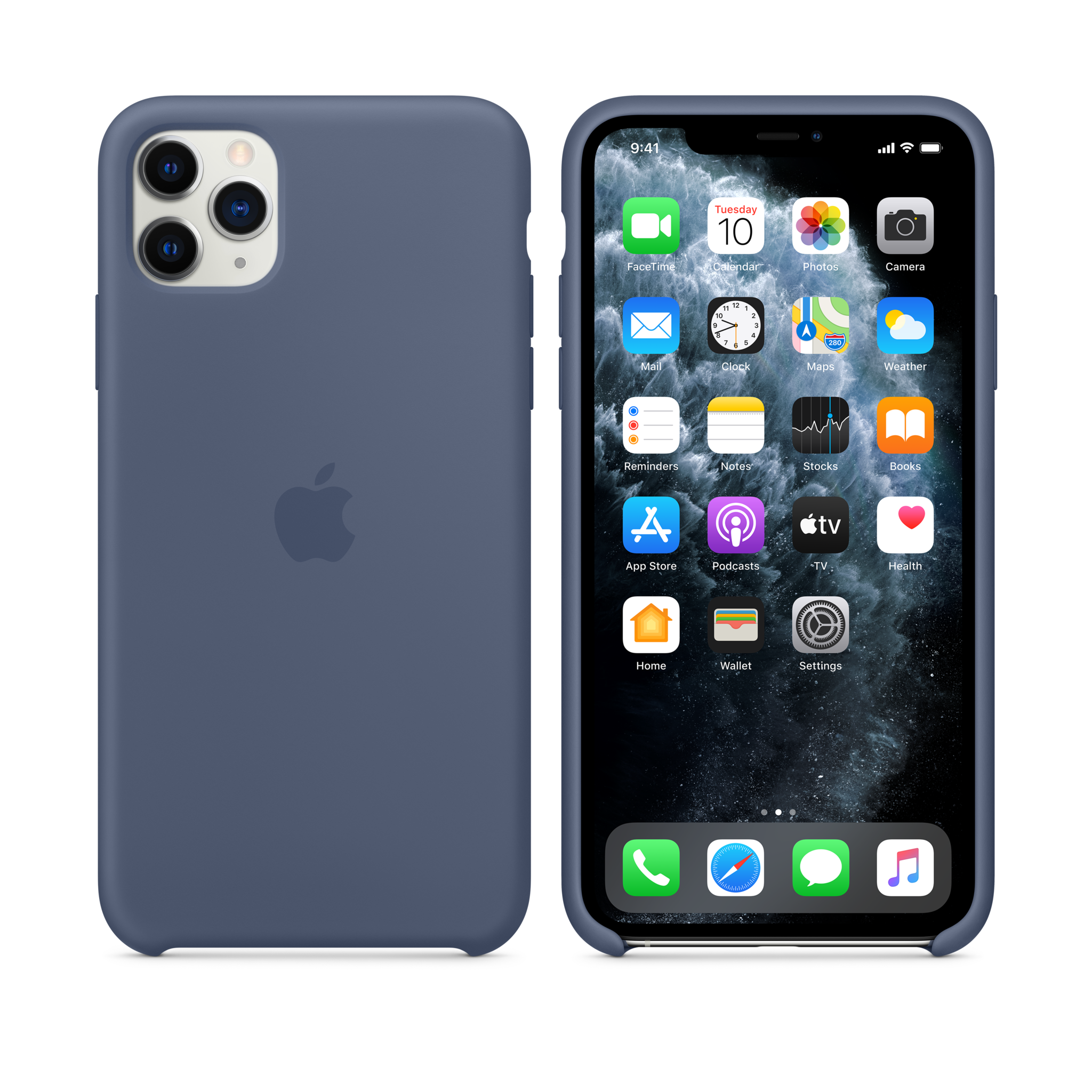 iPhone 11 Pro Max Silicone Case — Alaskan Blue