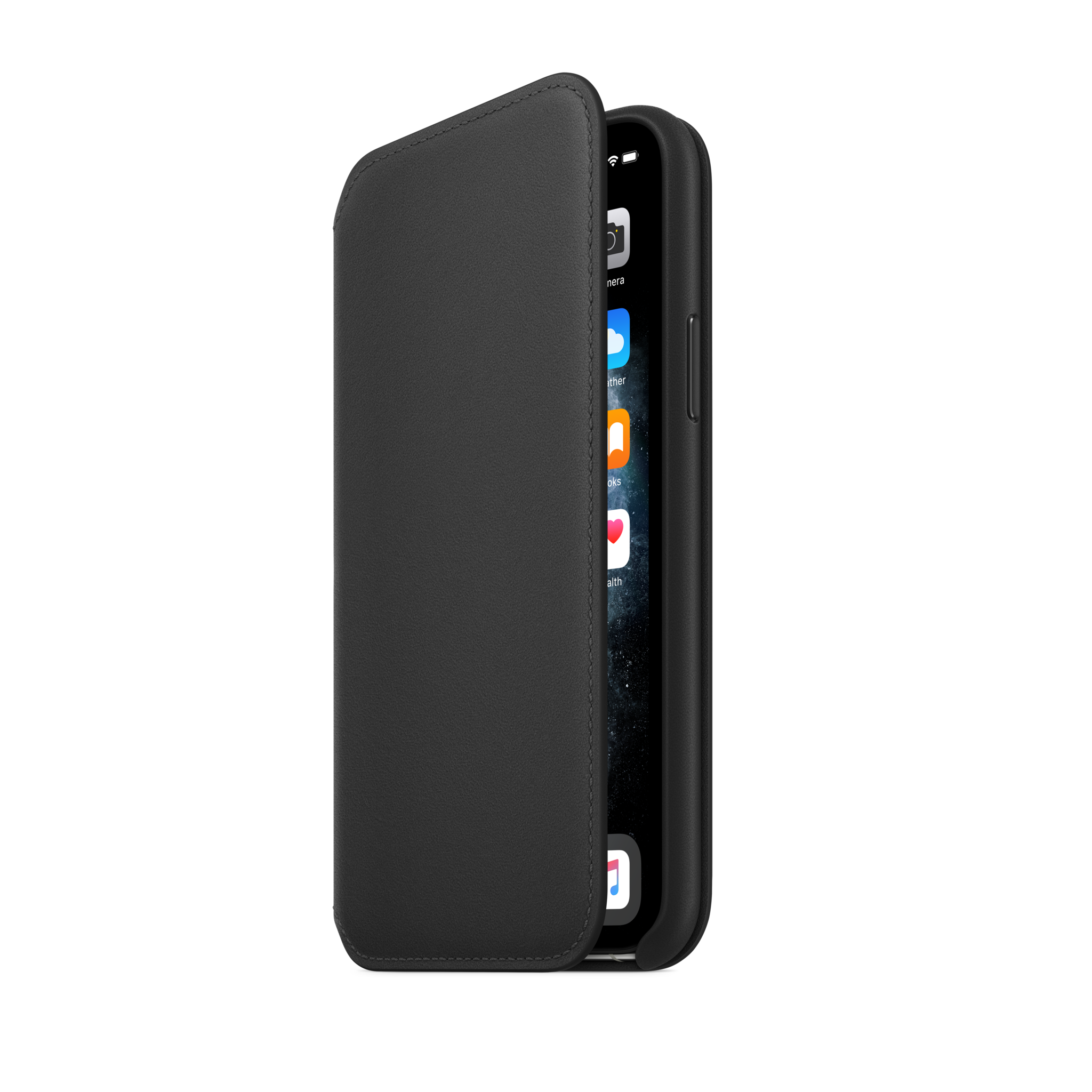 iPhone 11 Pro Leather Folio — Black