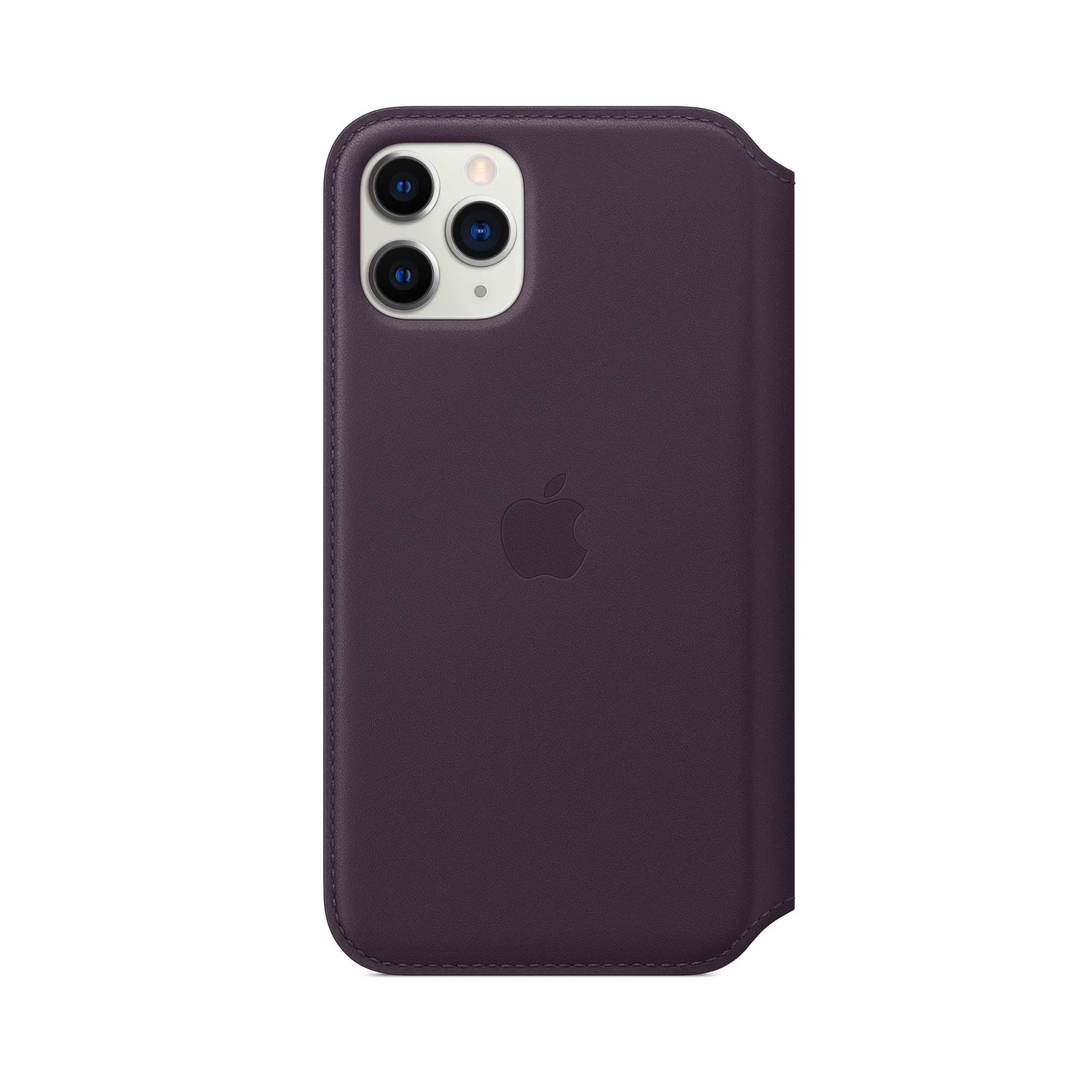 iPhone 11 Pro Leather Folio — Aubergine