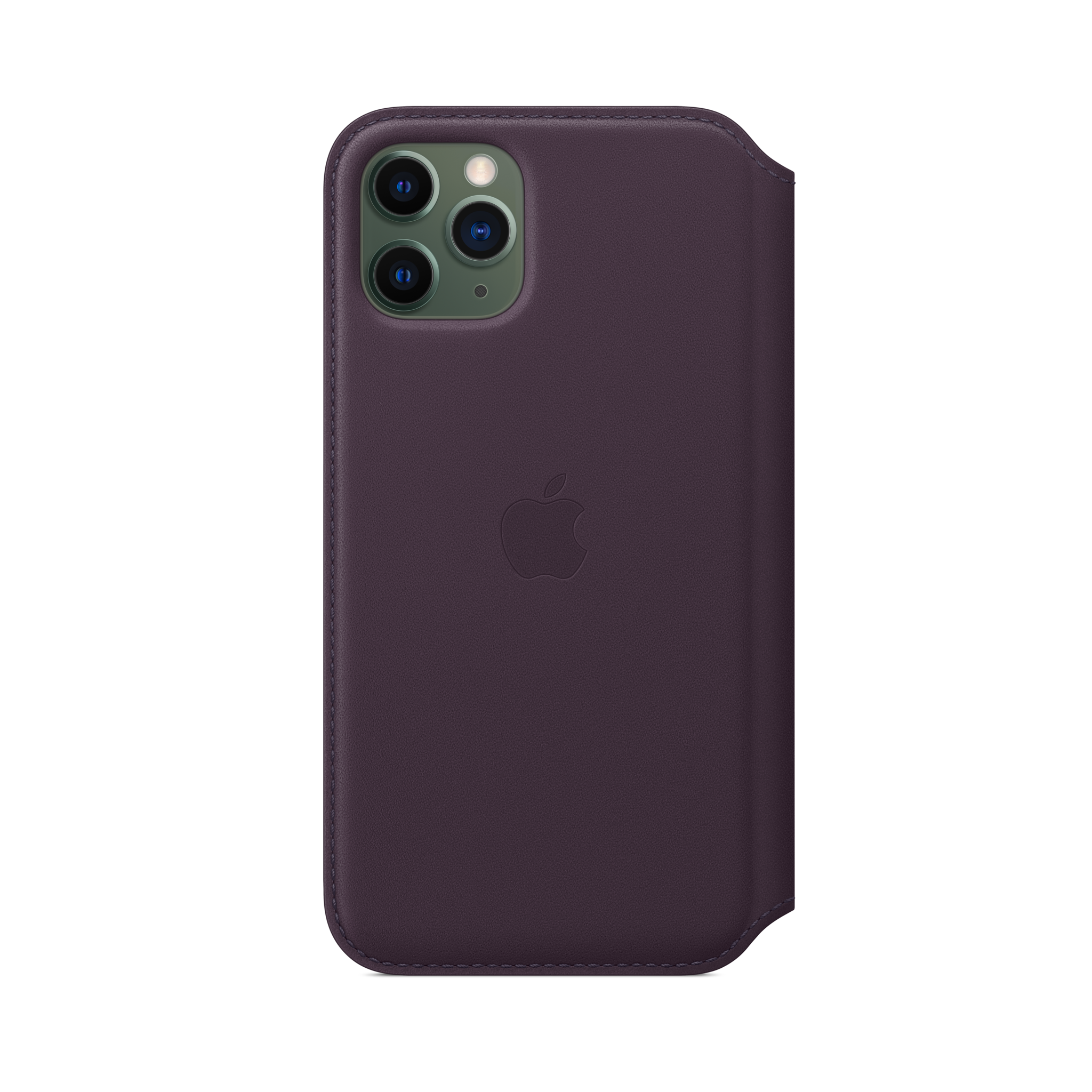 iPhone 11 Pro Leather Folio — Aubergine