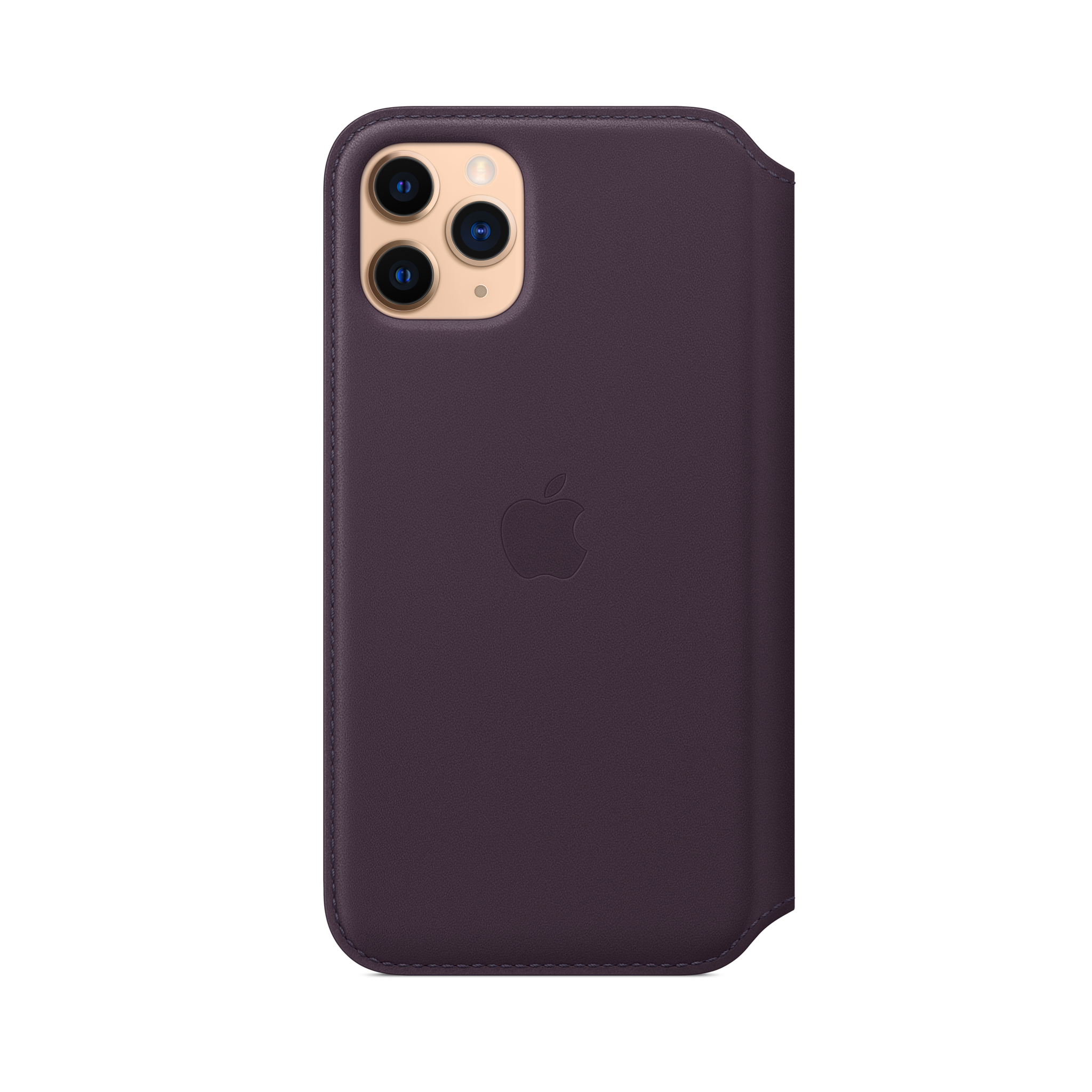 iPhone 11 Pro Leather Folio — Aubergine