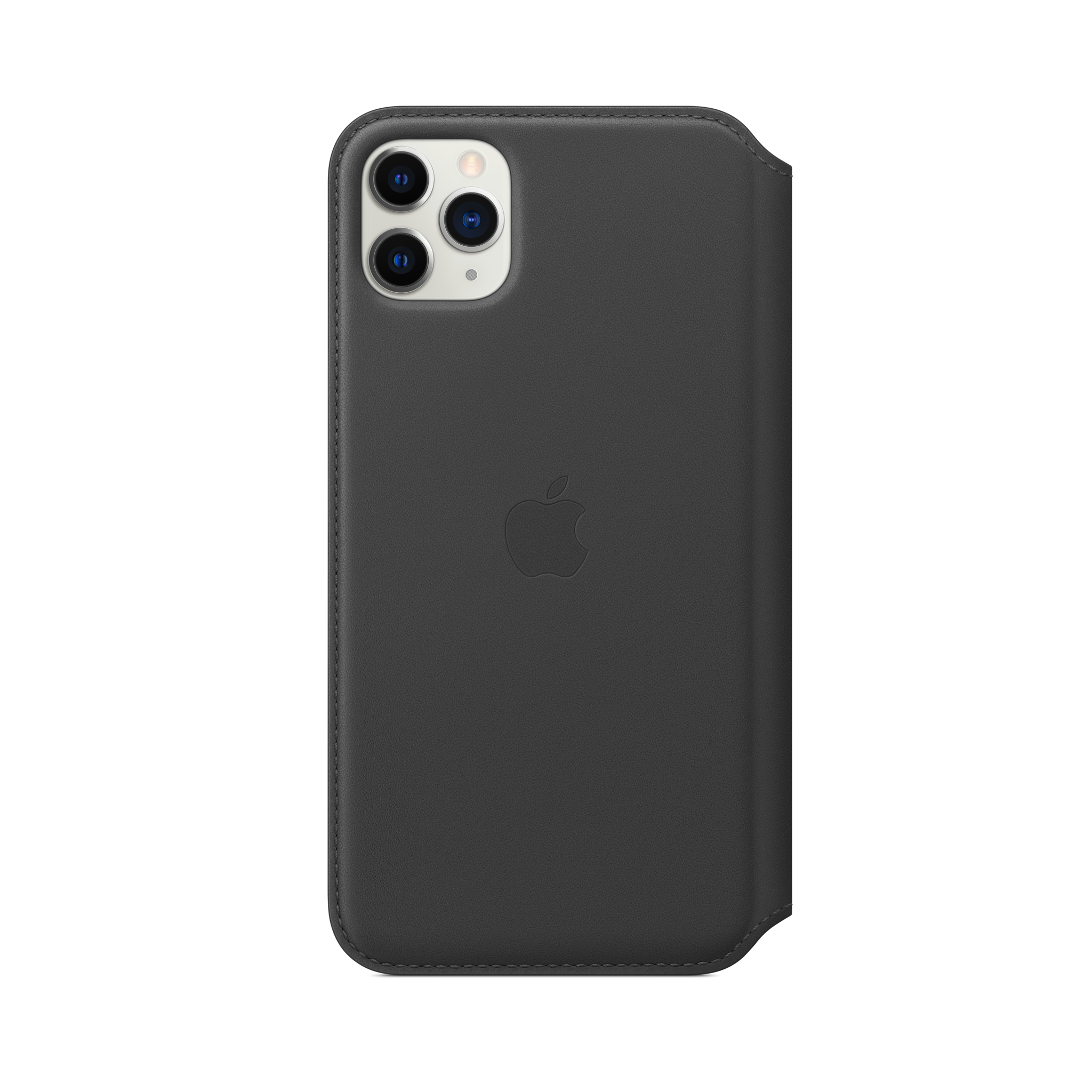 iPhone 11 Pro Max Leather Folio — Black
