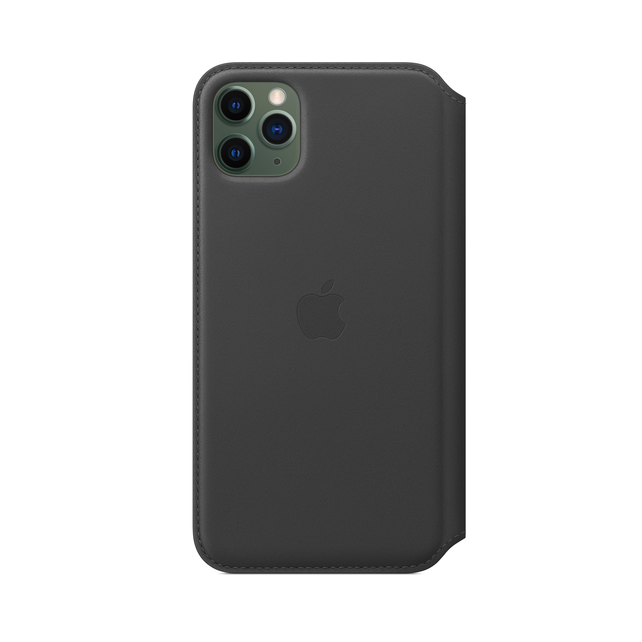 iPhone 11 Pro Max Leather Folio — Black